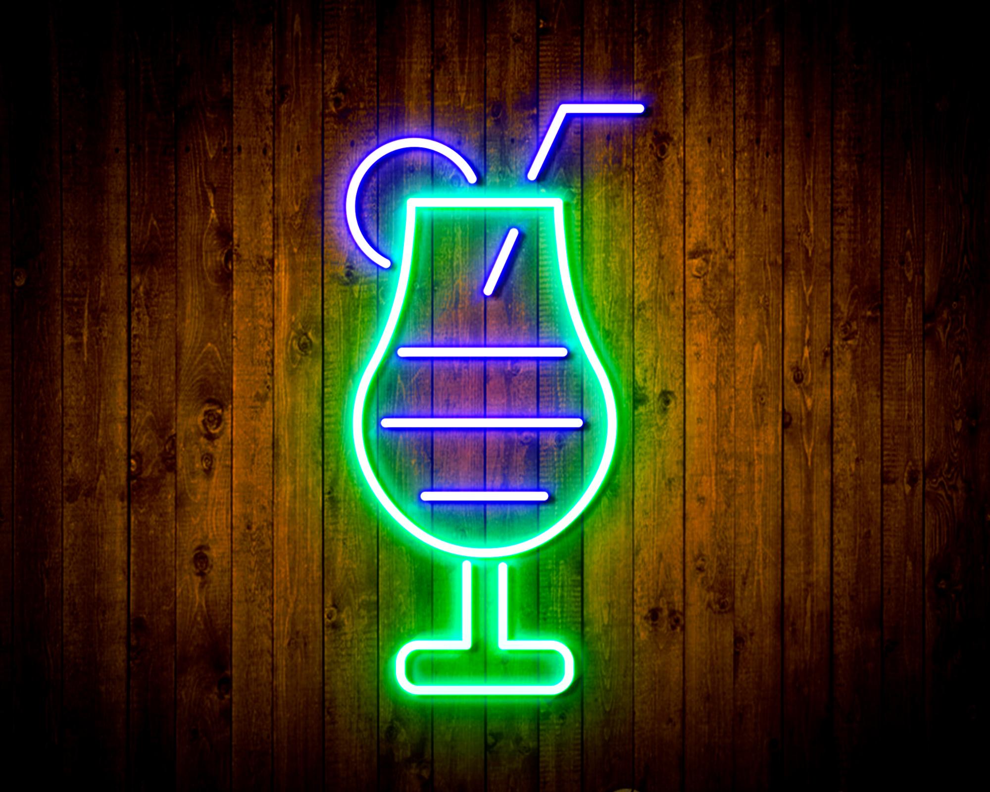 Cocktail Drinks LED Neon Sign Wall Light