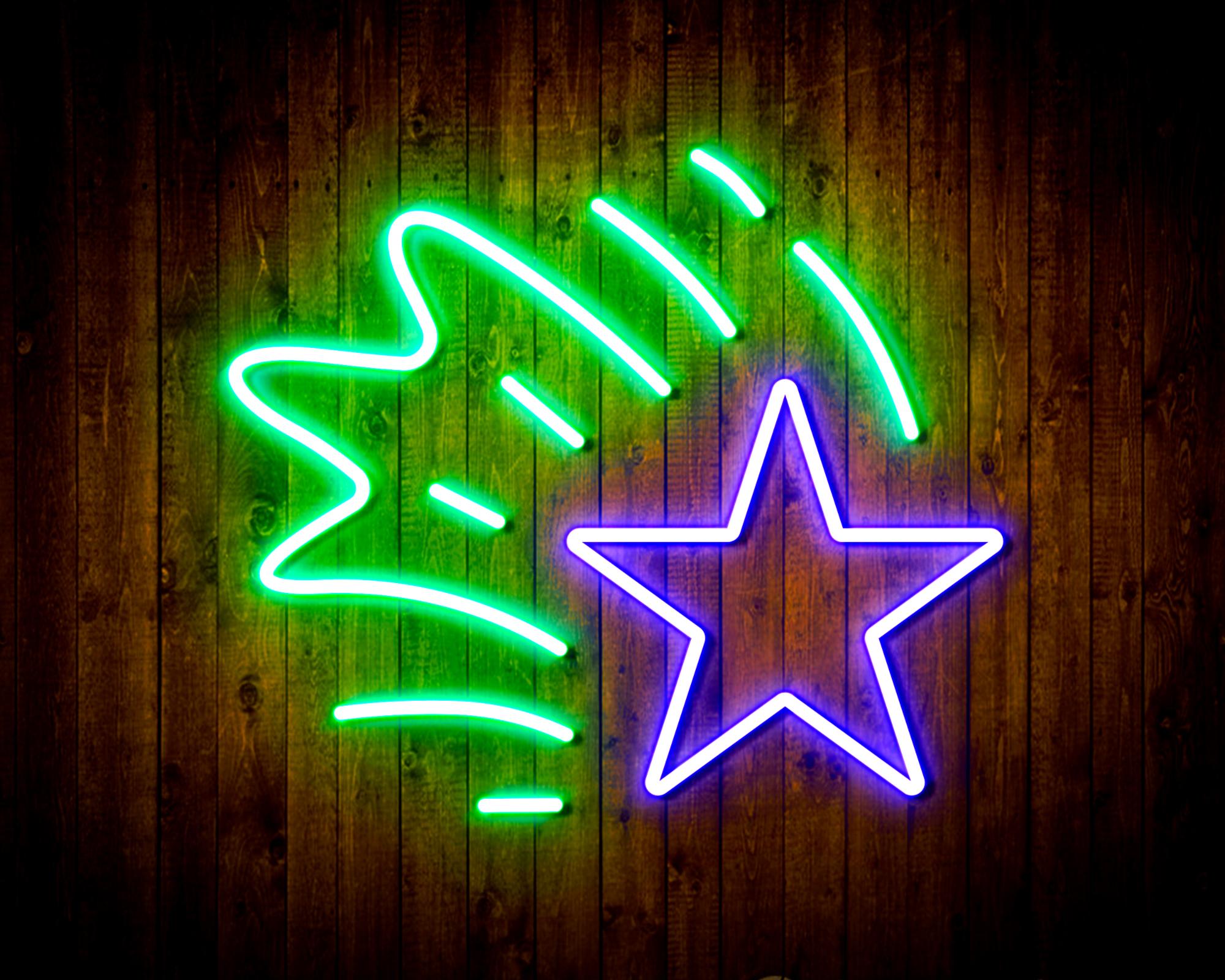 Meteor LED Neon Sign Wall Light