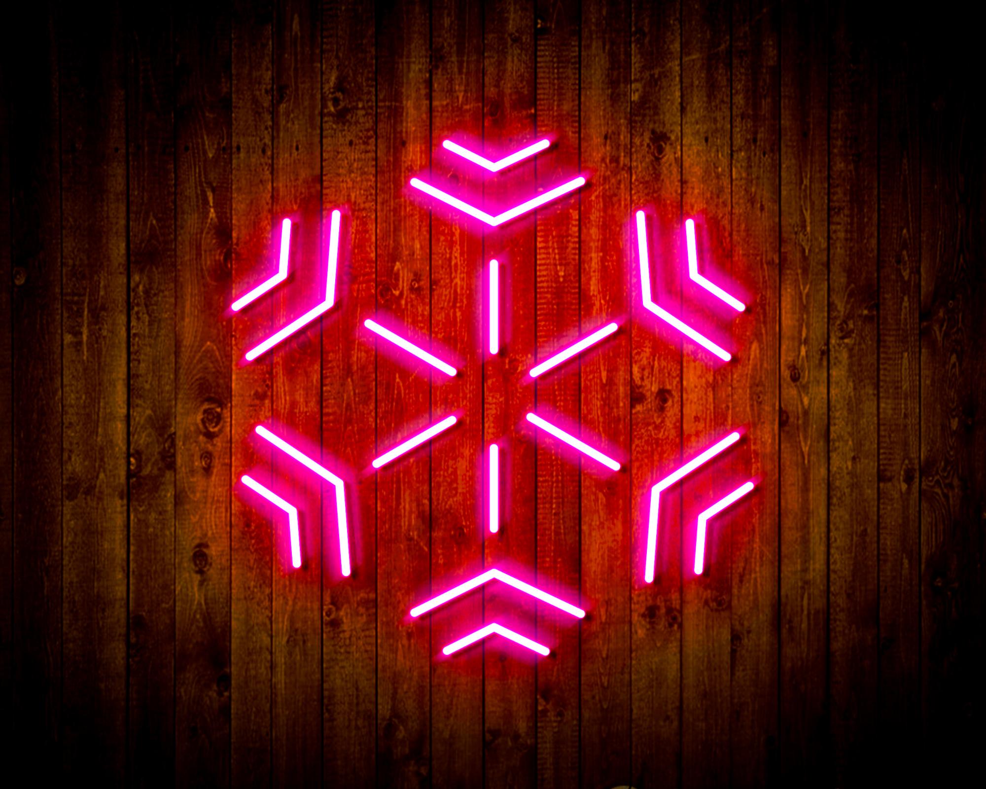 Snowflake LED Neon Sign Wall Light