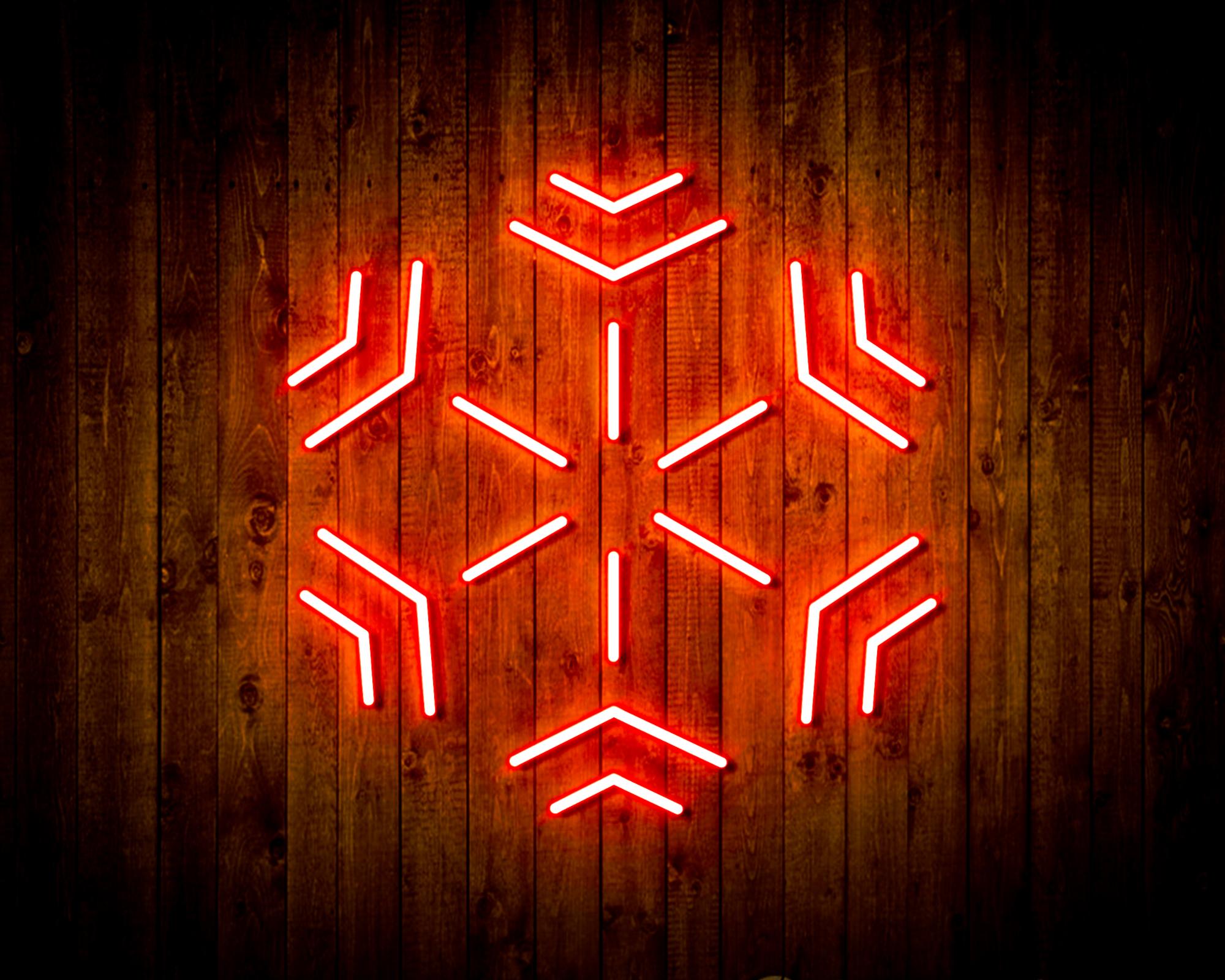 Snowflake LED Neon Sign Wall Light