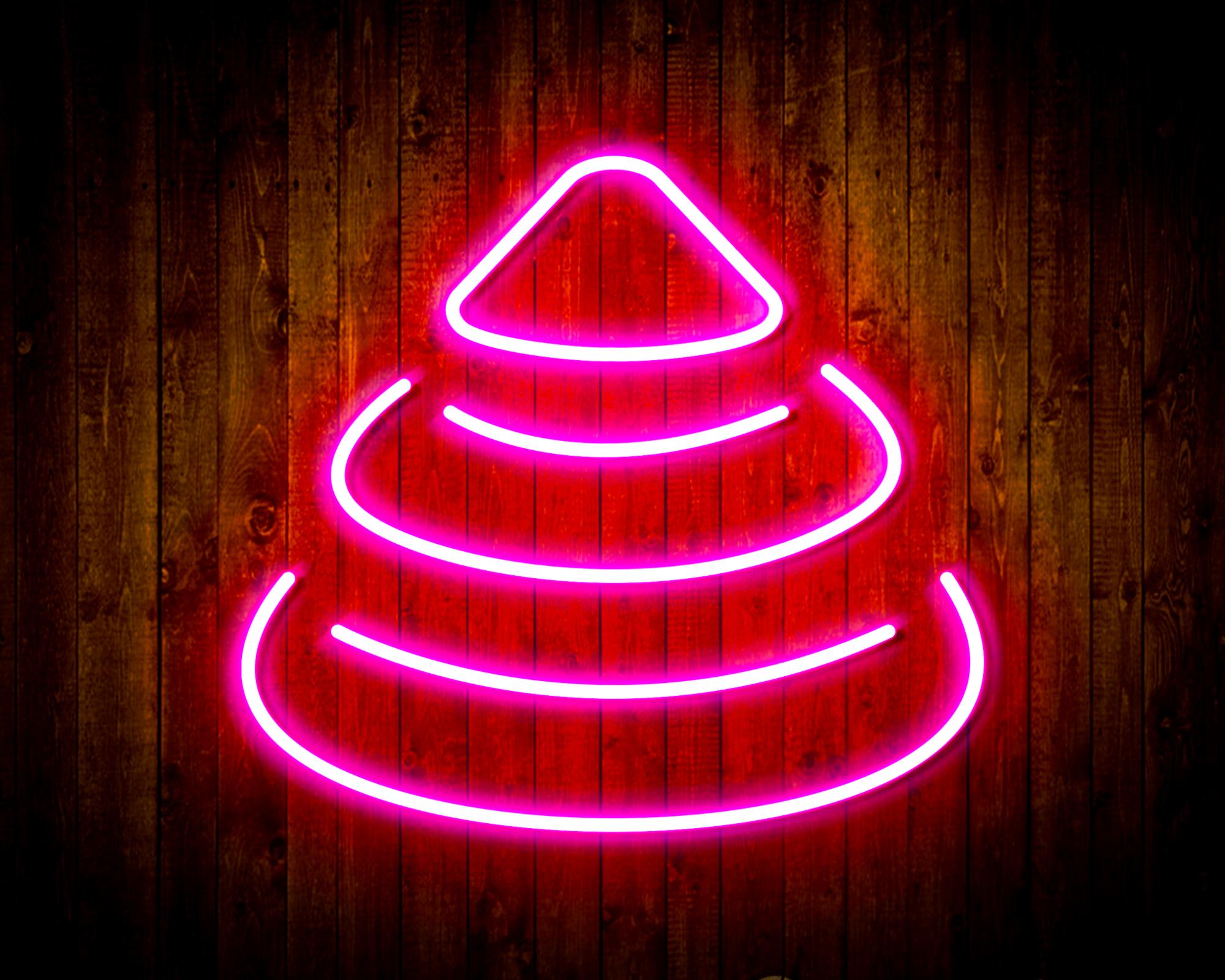 Modern Christmas Tree LED Neon Sign Wall Light