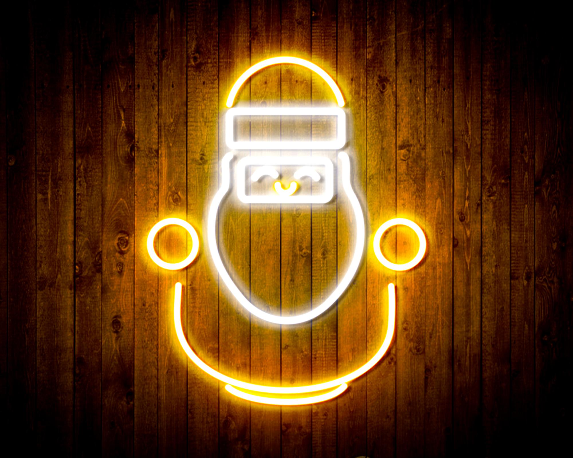 Cute Santa Claus LED Neon Sign Wall Light