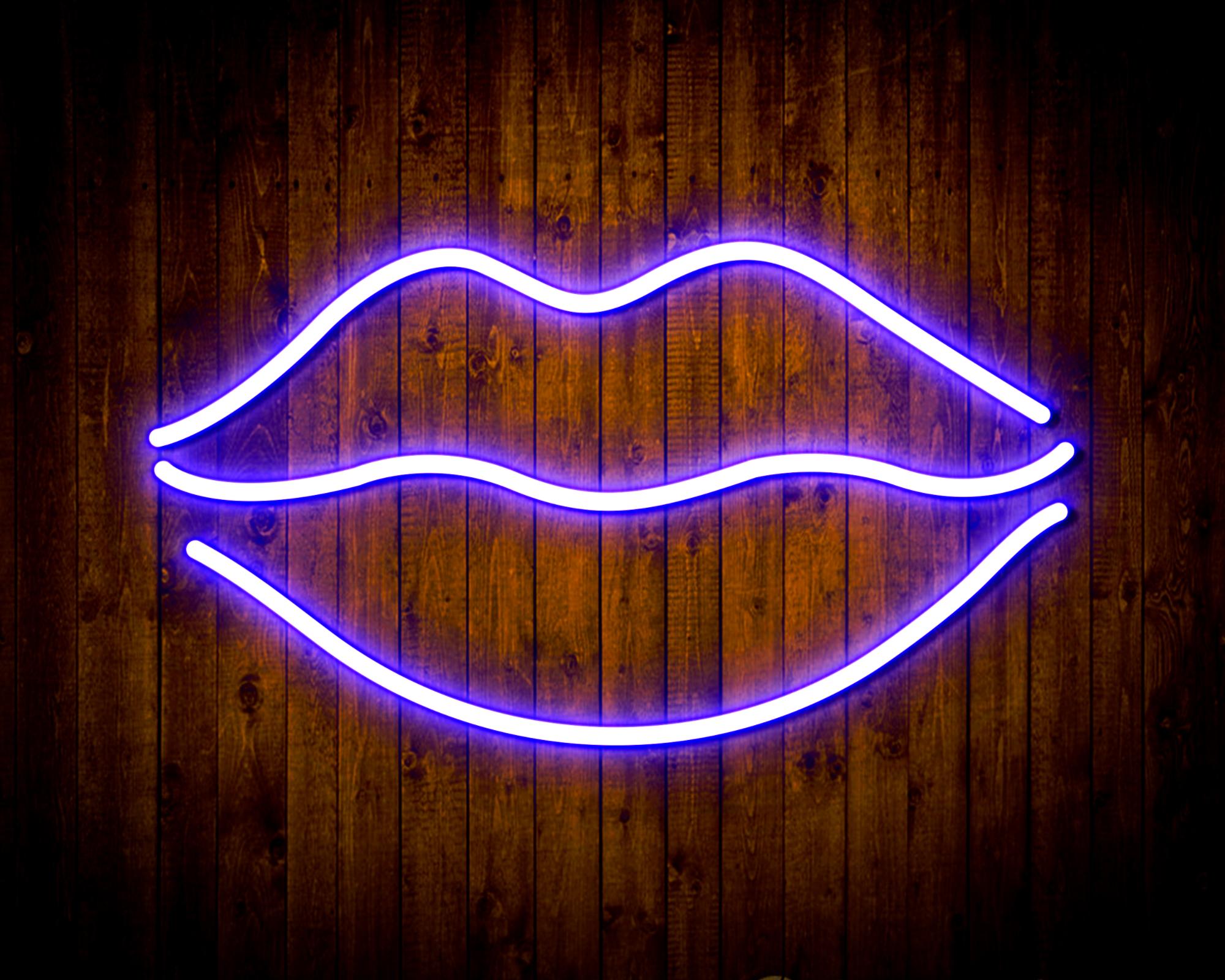 Lips LED Neon Sign Wall Light