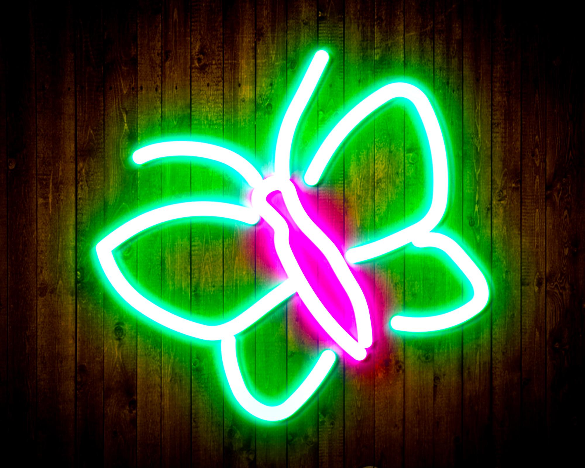 Butterflies LED Neon Sign Wall Light