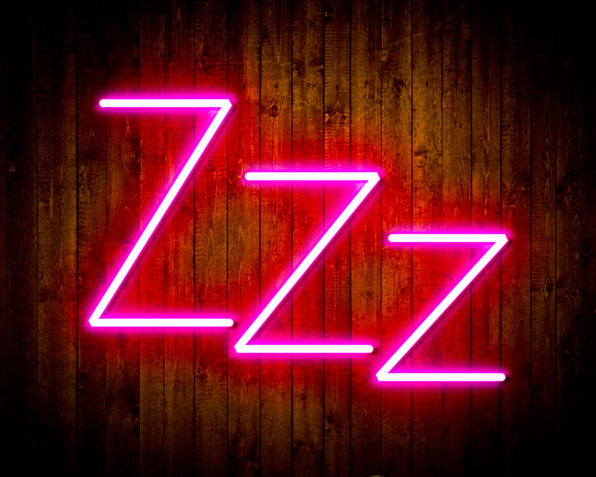 ZZZ LED Neon Sign Wall Light