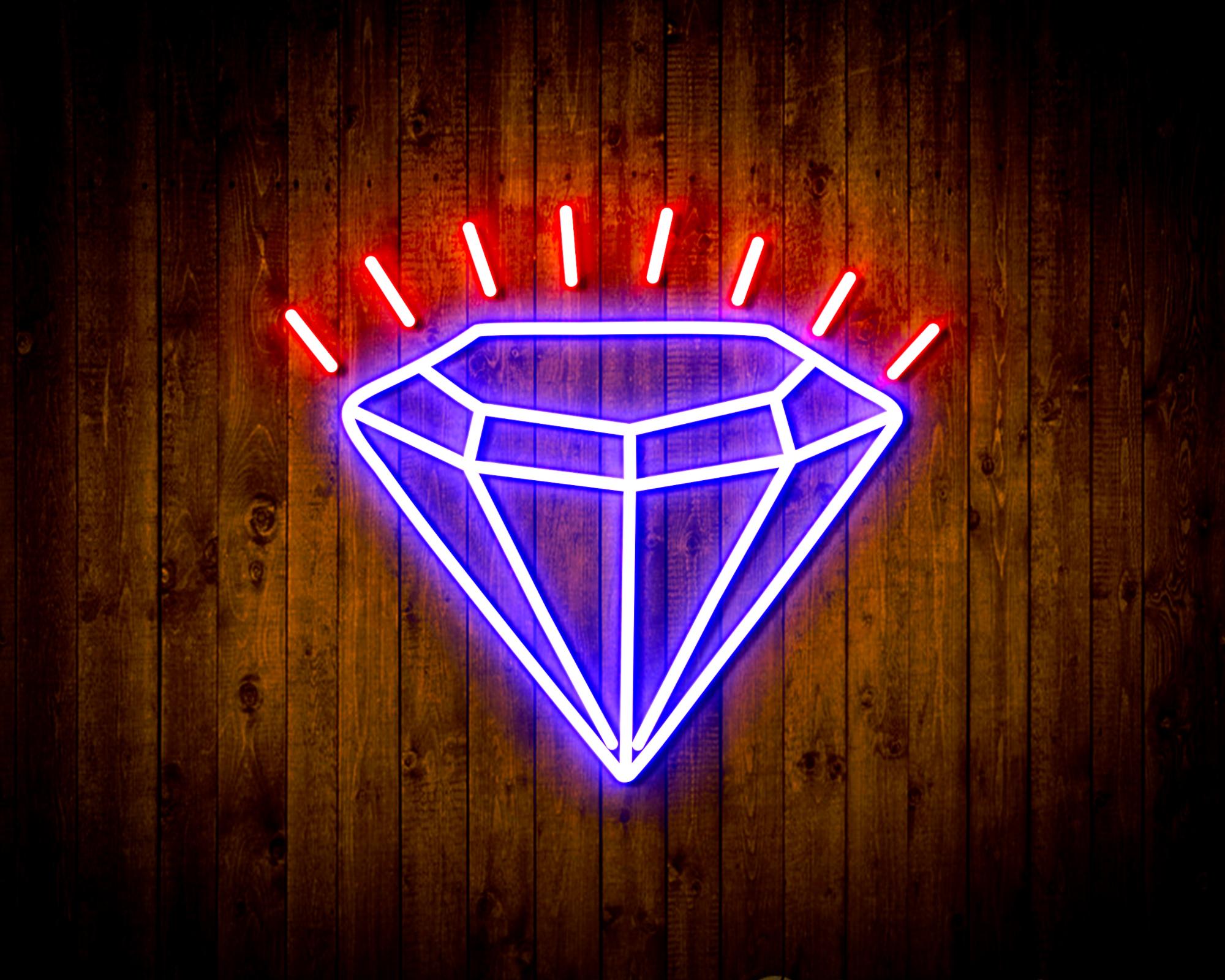 Diamond LED Neon Sign Wall Light