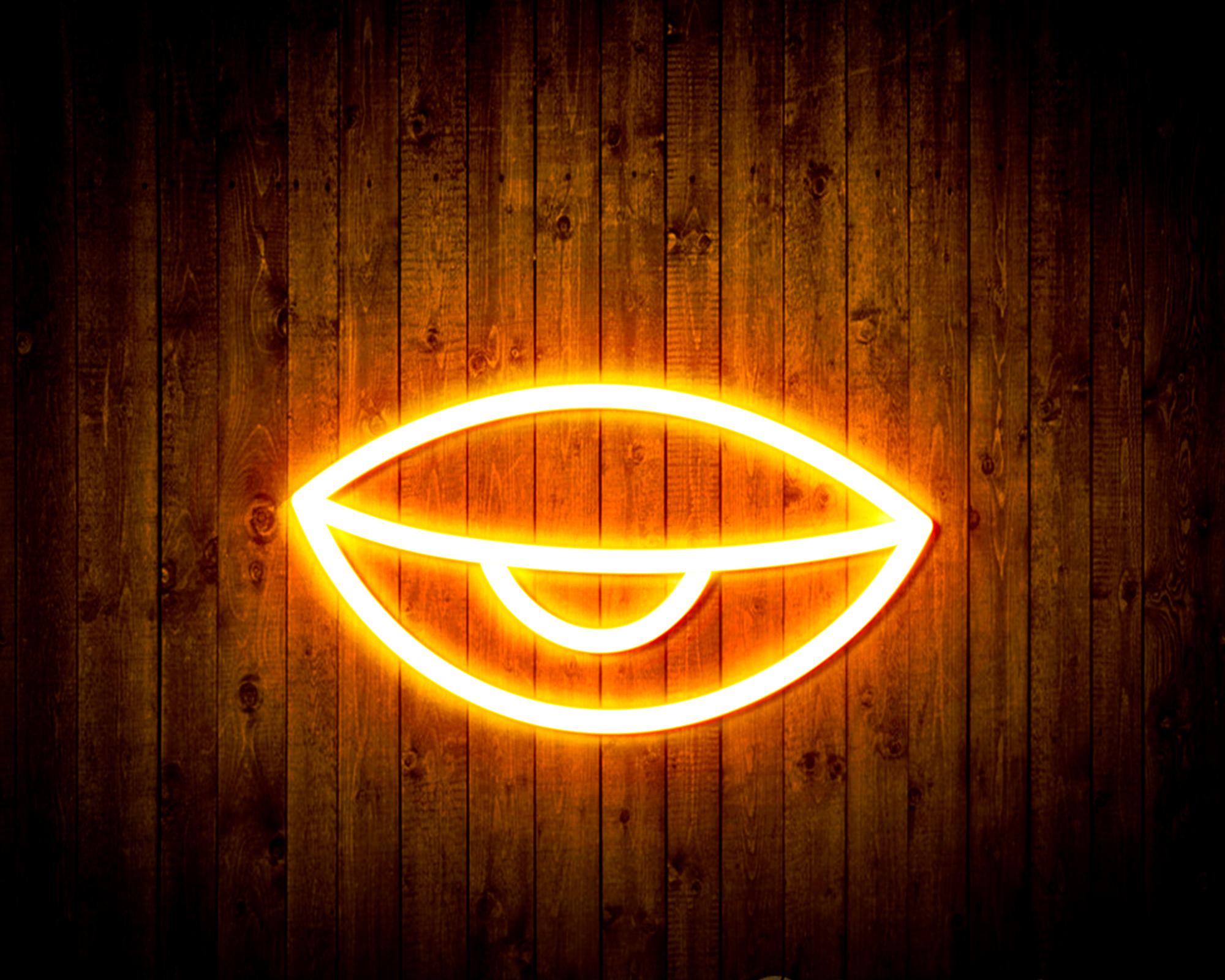 Sleepy Eye LED Neon Sign Wall Light