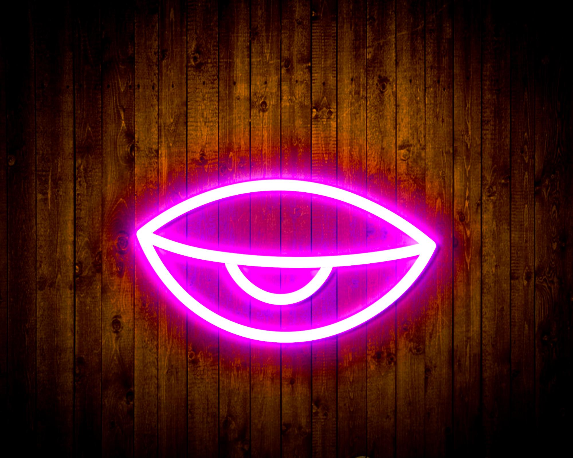 Sleepy Eye LED Neon Sign Wall Light