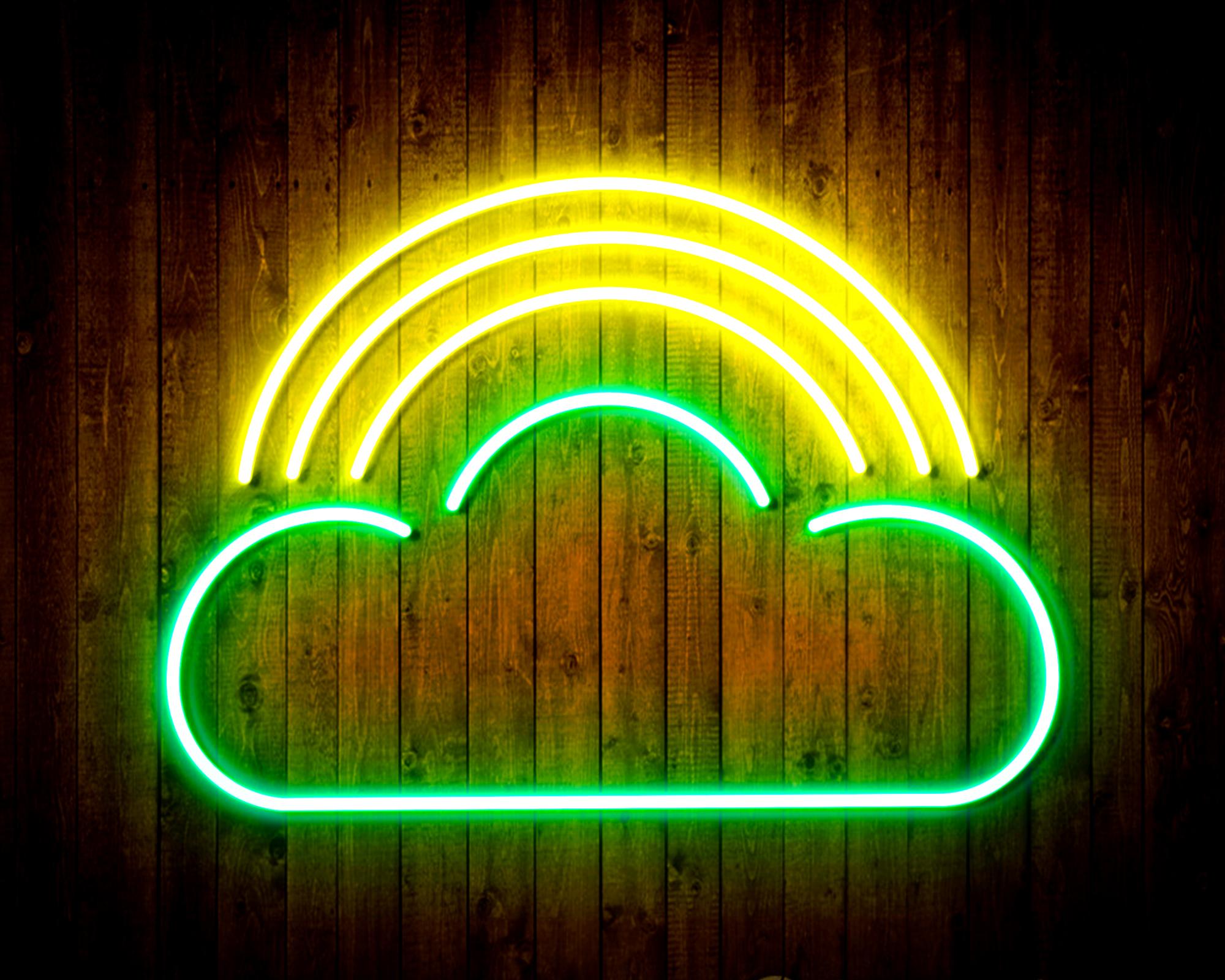 Cloud with Rainbow LED Neon Sign Wall Light