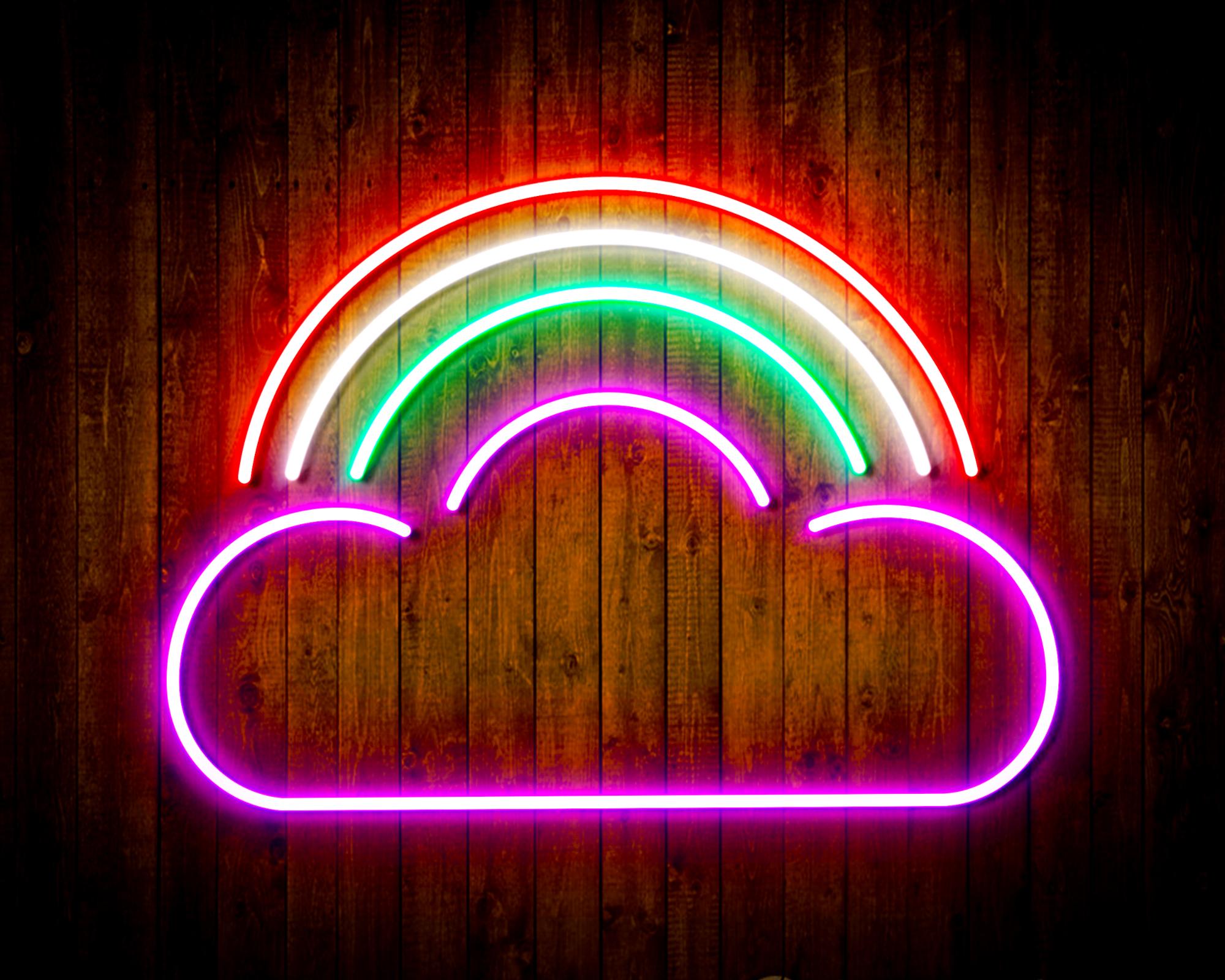 Cloud with Rainbow LED Neon Sign Wall Light