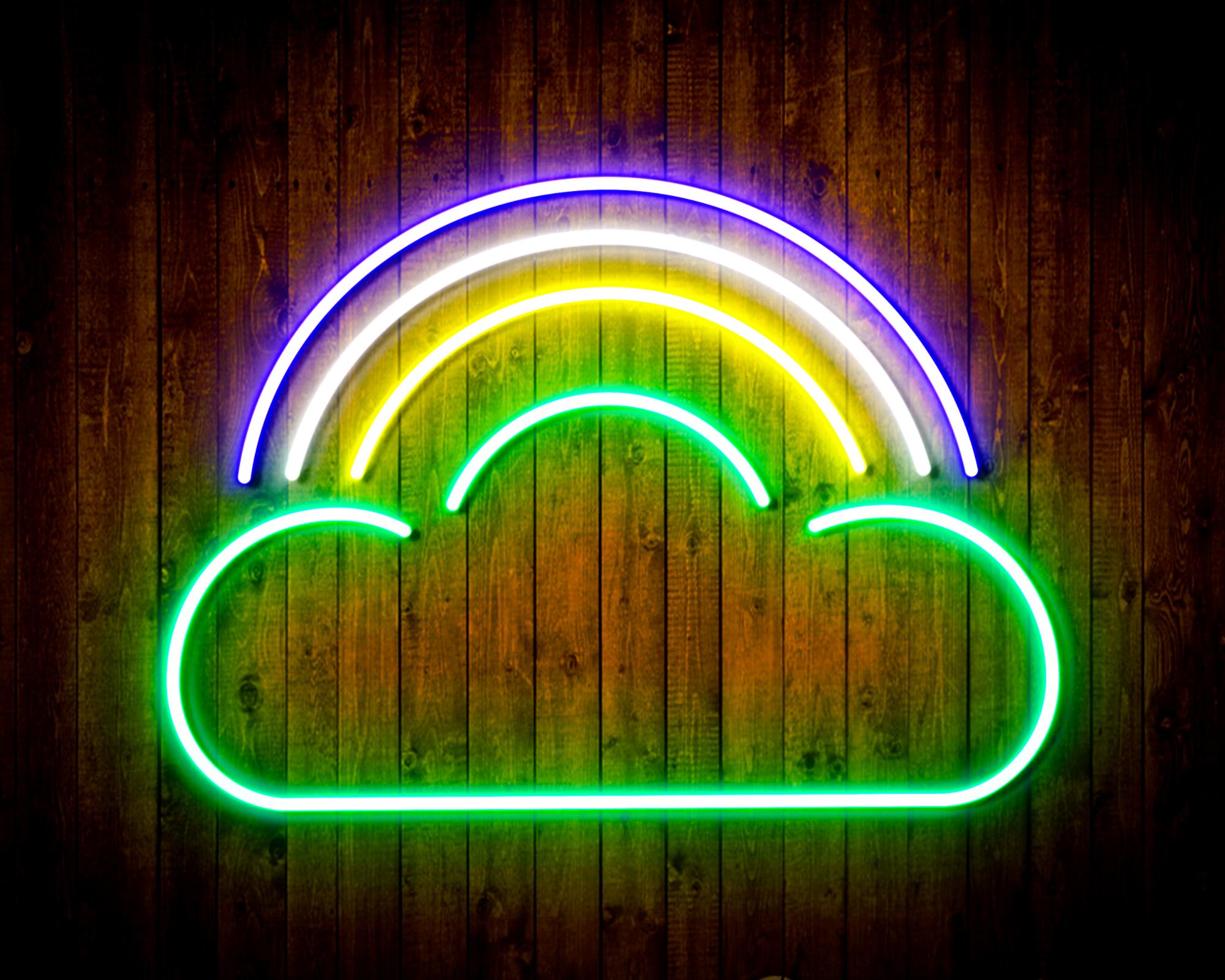 Cloud with Rainbow LED Neon Sign Wall Light