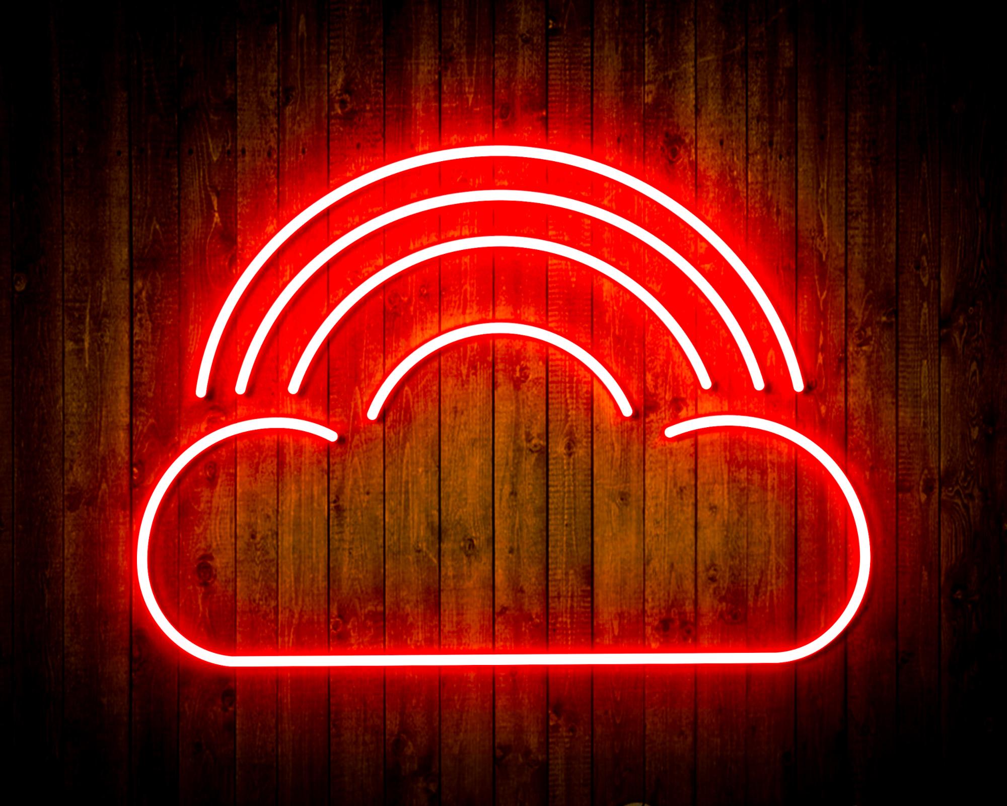 Cloud with Rainbow LED Neon Sign Wall Light