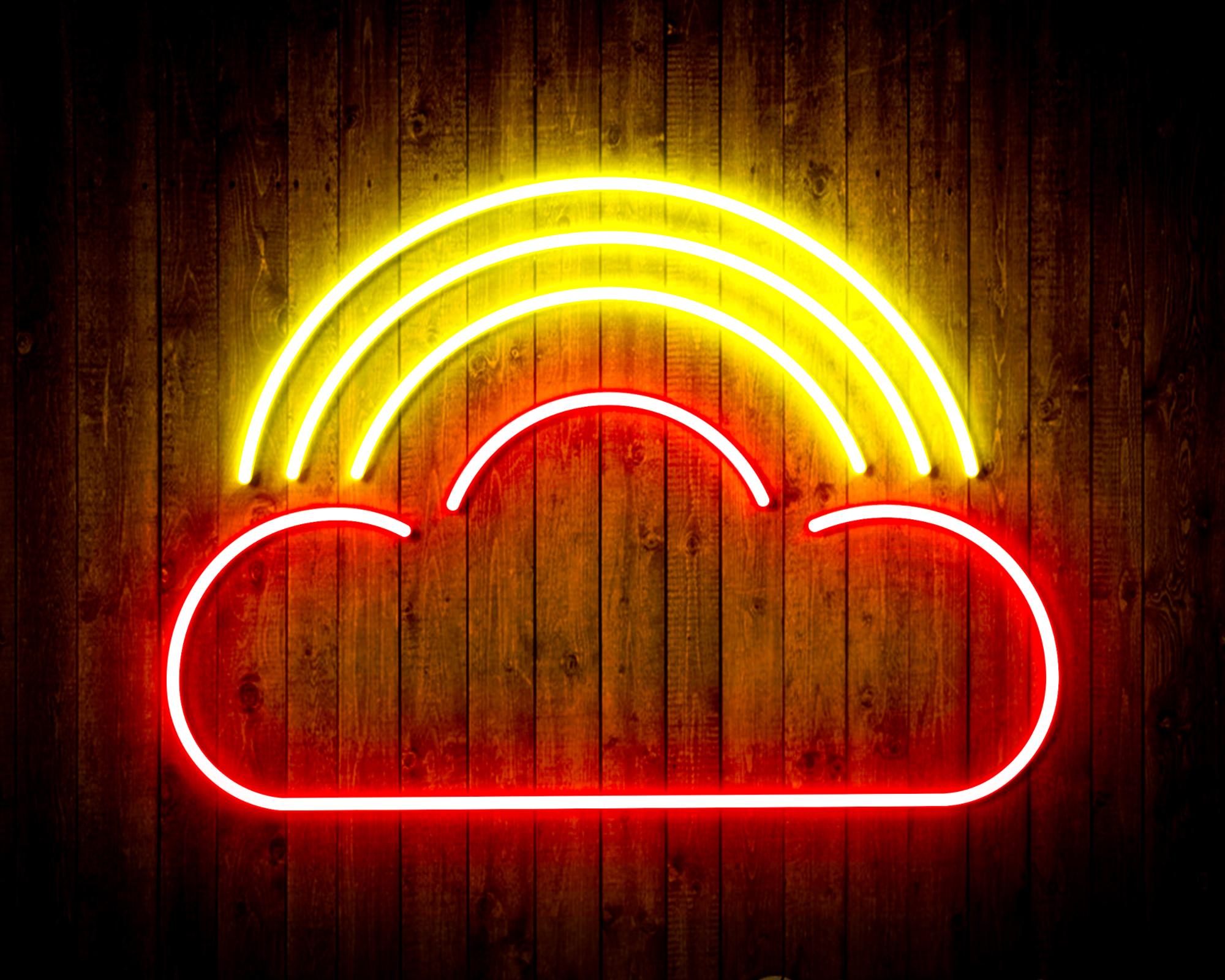 Cloud with Rainbow LED Neon Sign Wall Light