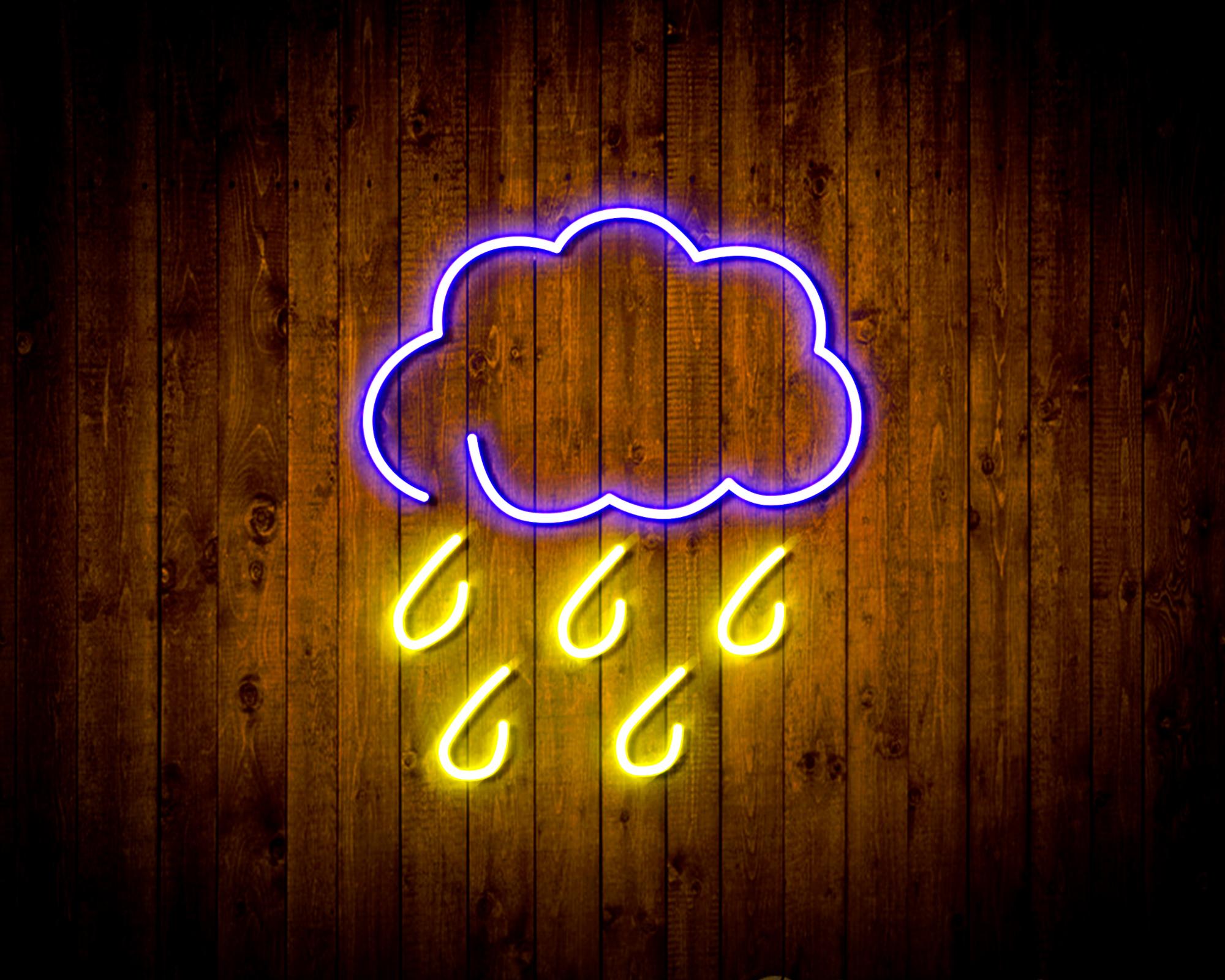 Raining Cloud LED Neon Sign Wall Light