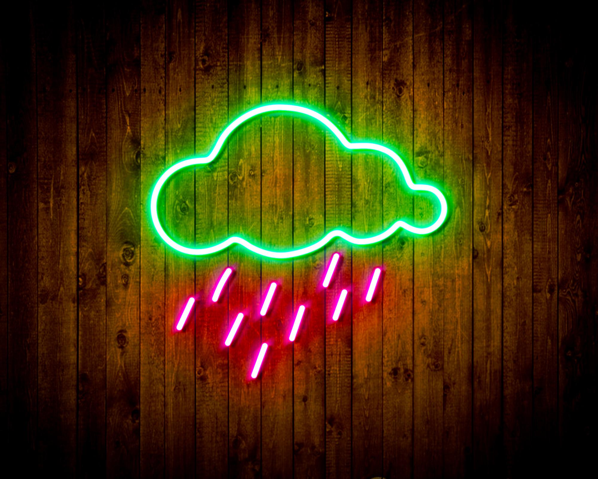 Raining Cloud LED Neon Sign Wall Light