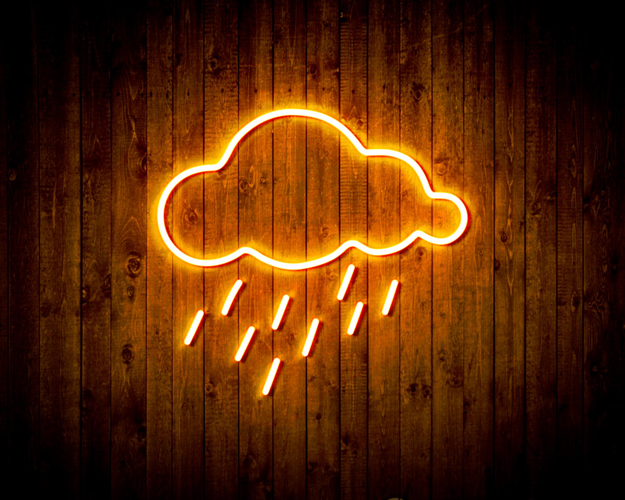 Raining Cloud LED Neon Sign Wall Light