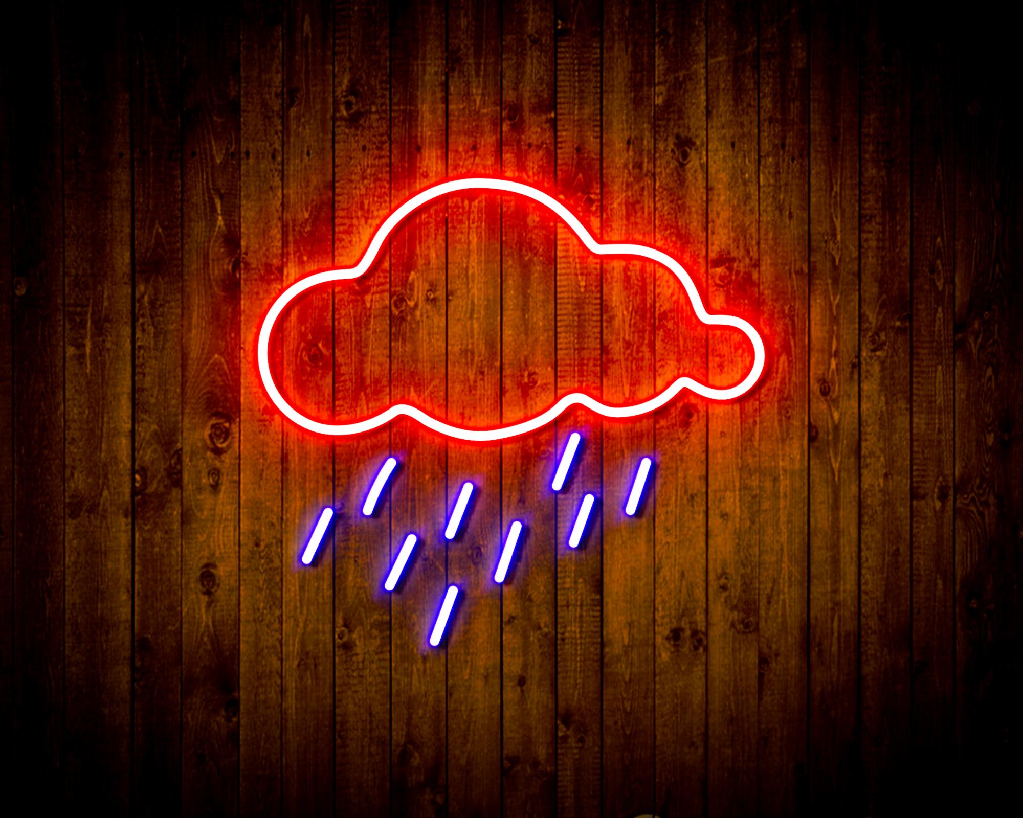 Raining Cloud LED Neon Sign Wall Light