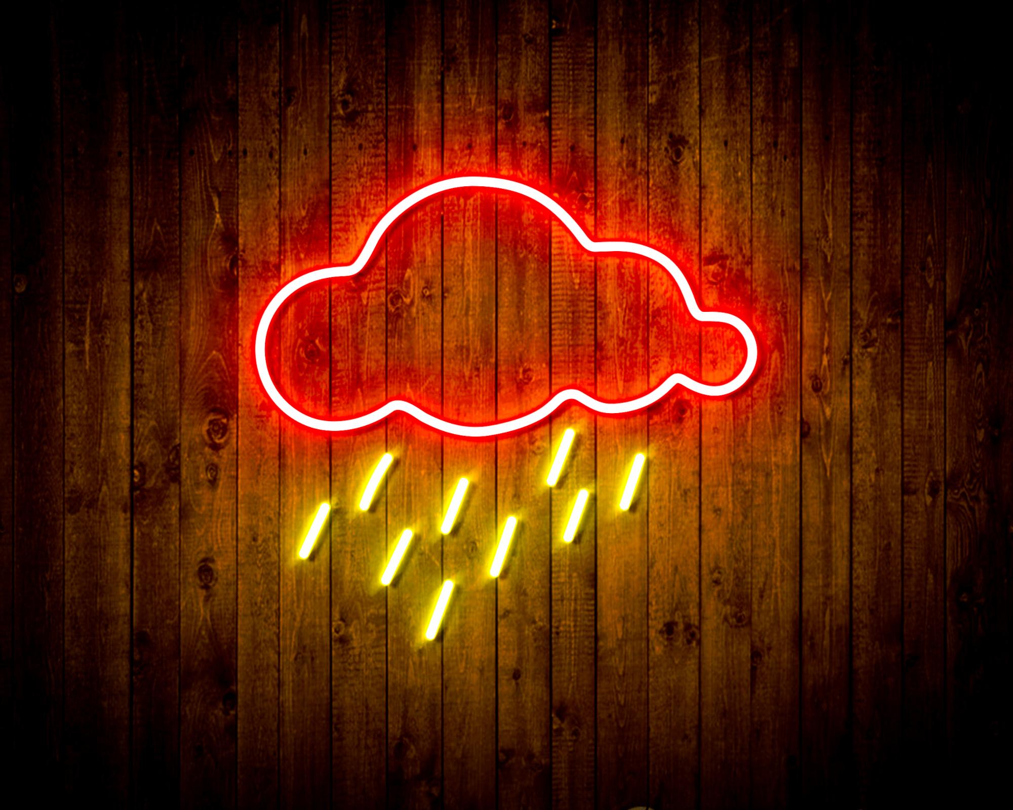 Raining Cloud LED Neon Sign Wall Light