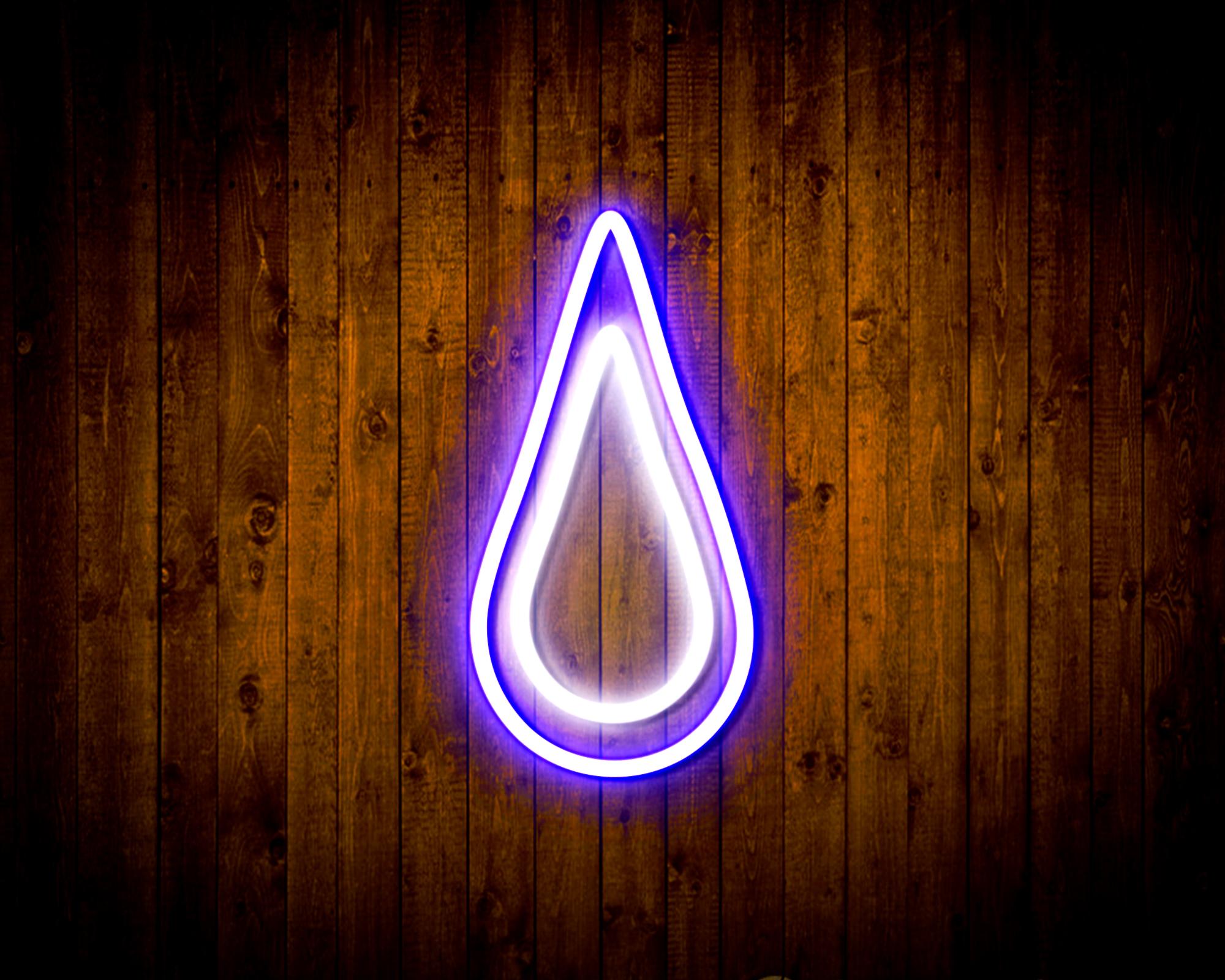 Rain Droplet LED Neon Sign Wall Light