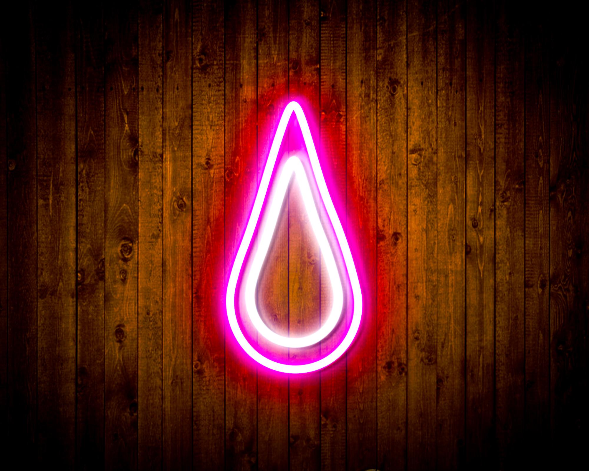 Rain Droplet LED Neon Sign Wall Light