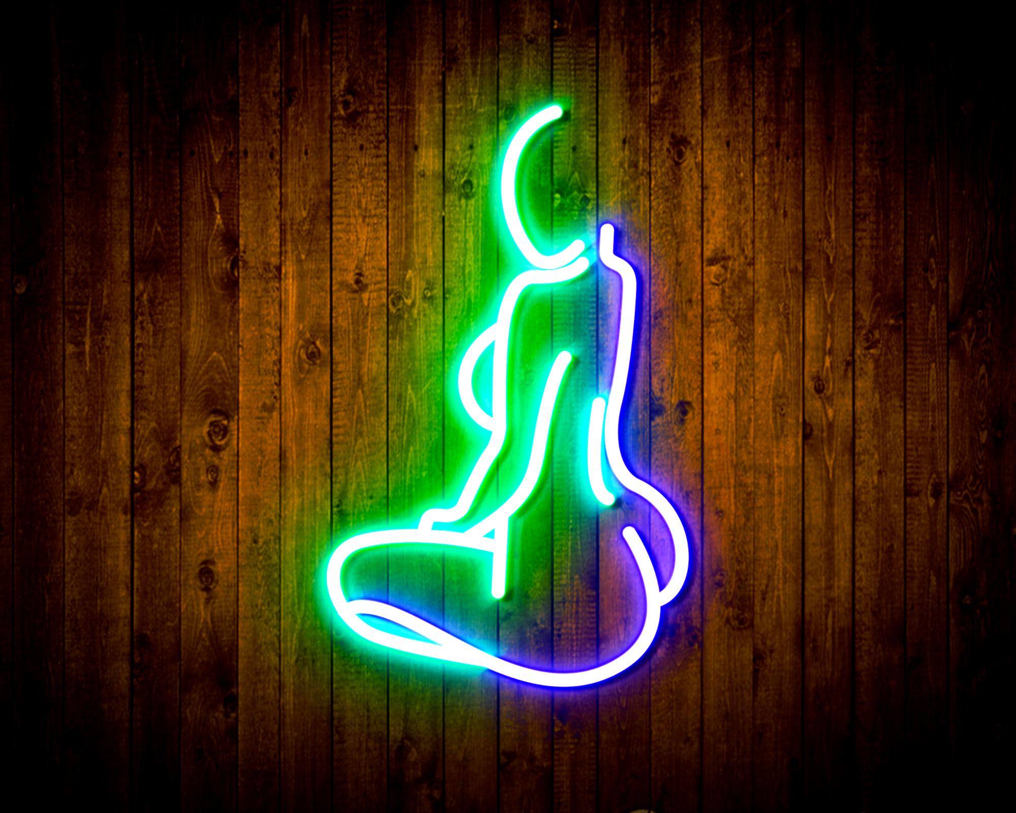 Lady Back Shape LED Neon Sign Wall Light