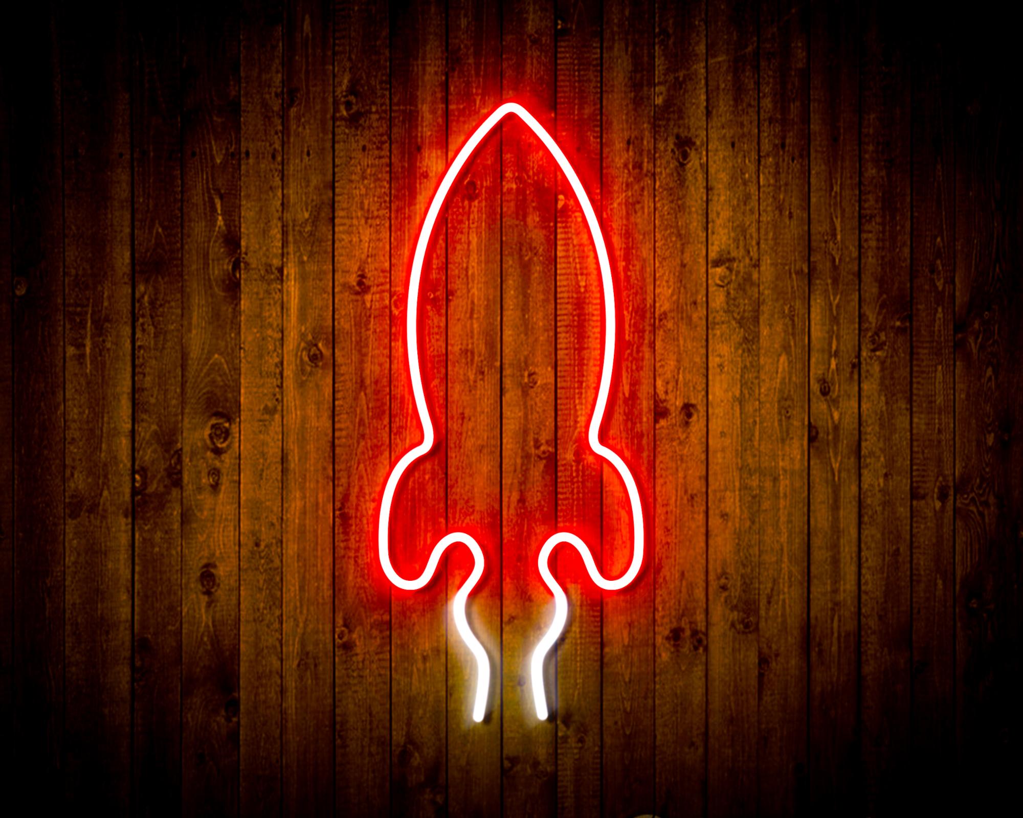 Rocket LED Neon Sign Wall Light