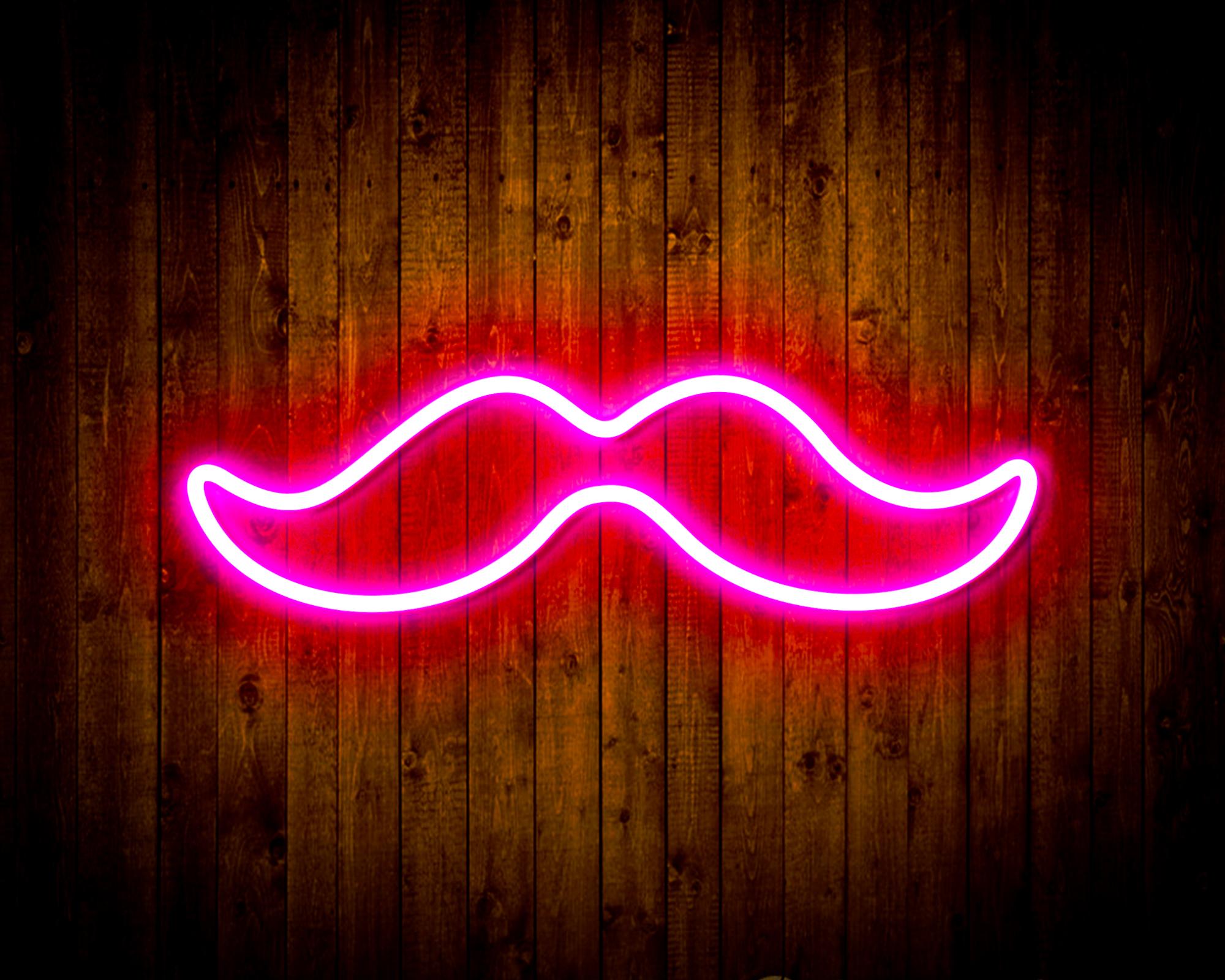Moustache LED Neon Sign Wall Light