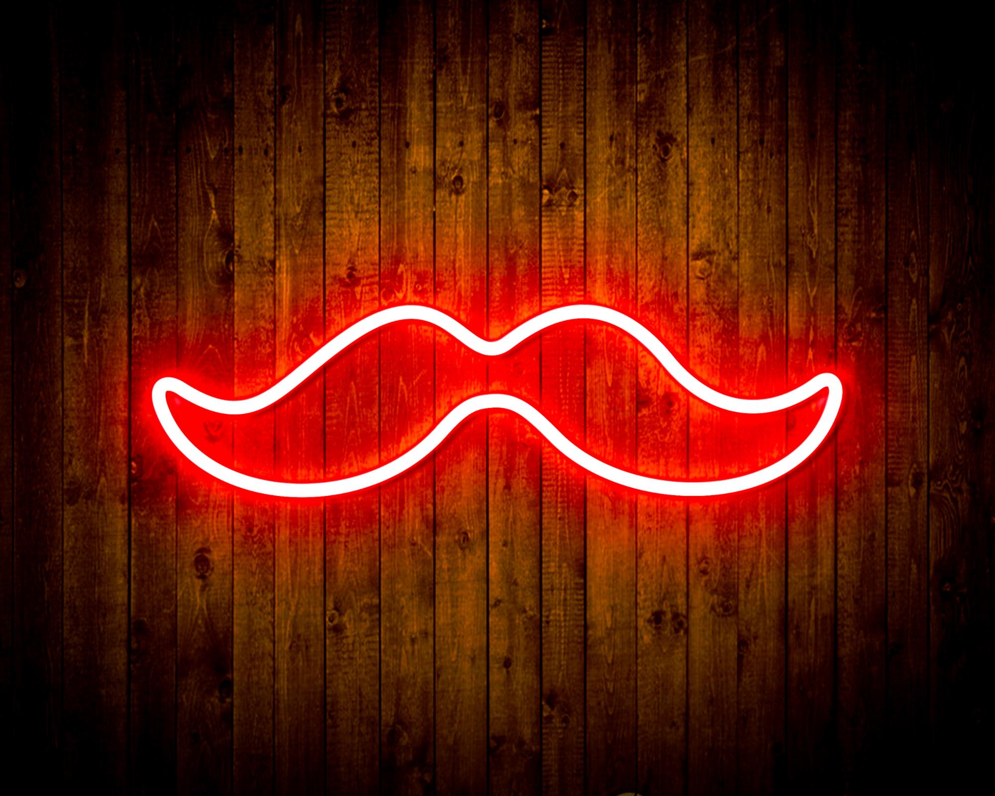 Moustache LED Neon Sign Wall Light