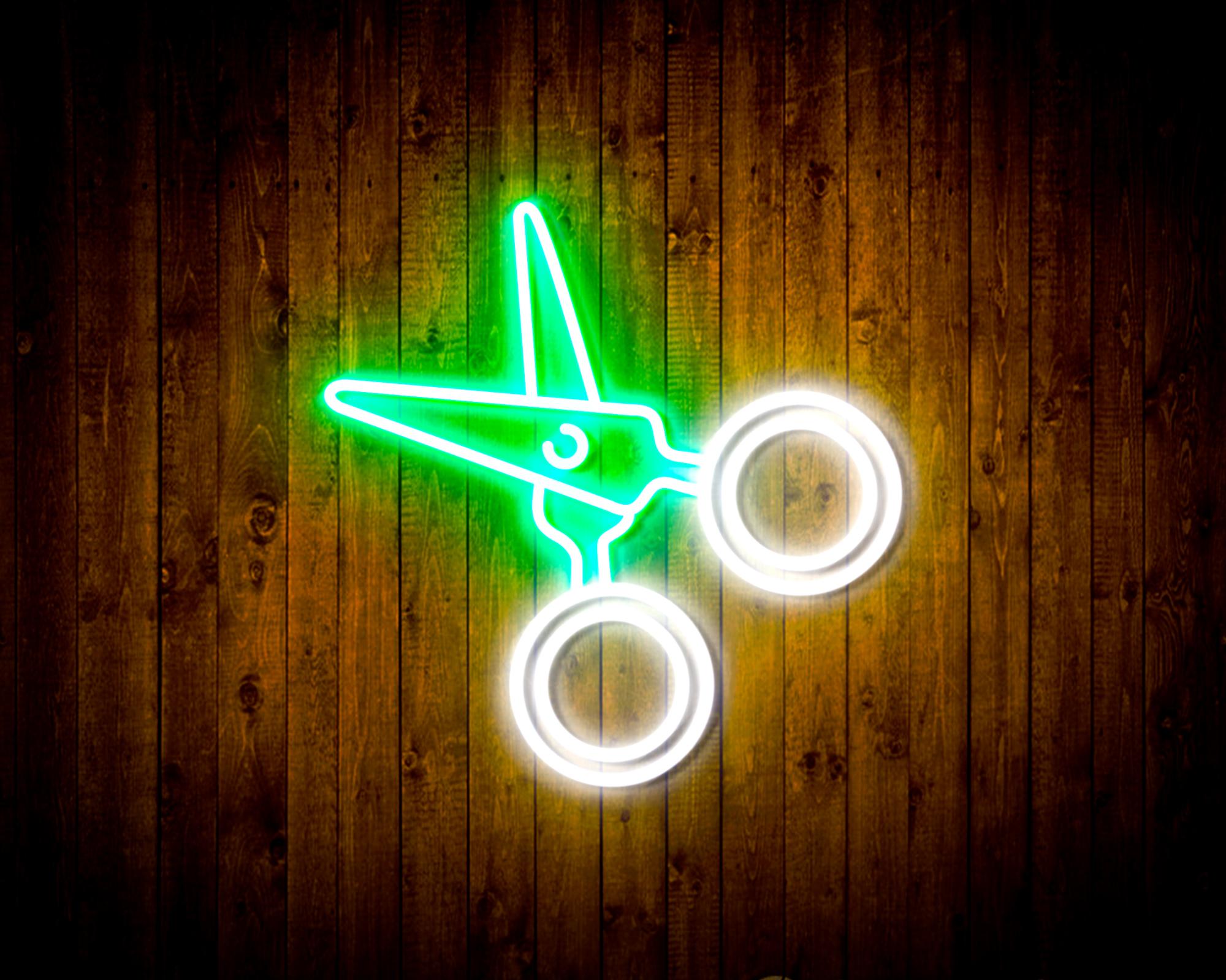 Scissors LED Neon Sign Wall Light
