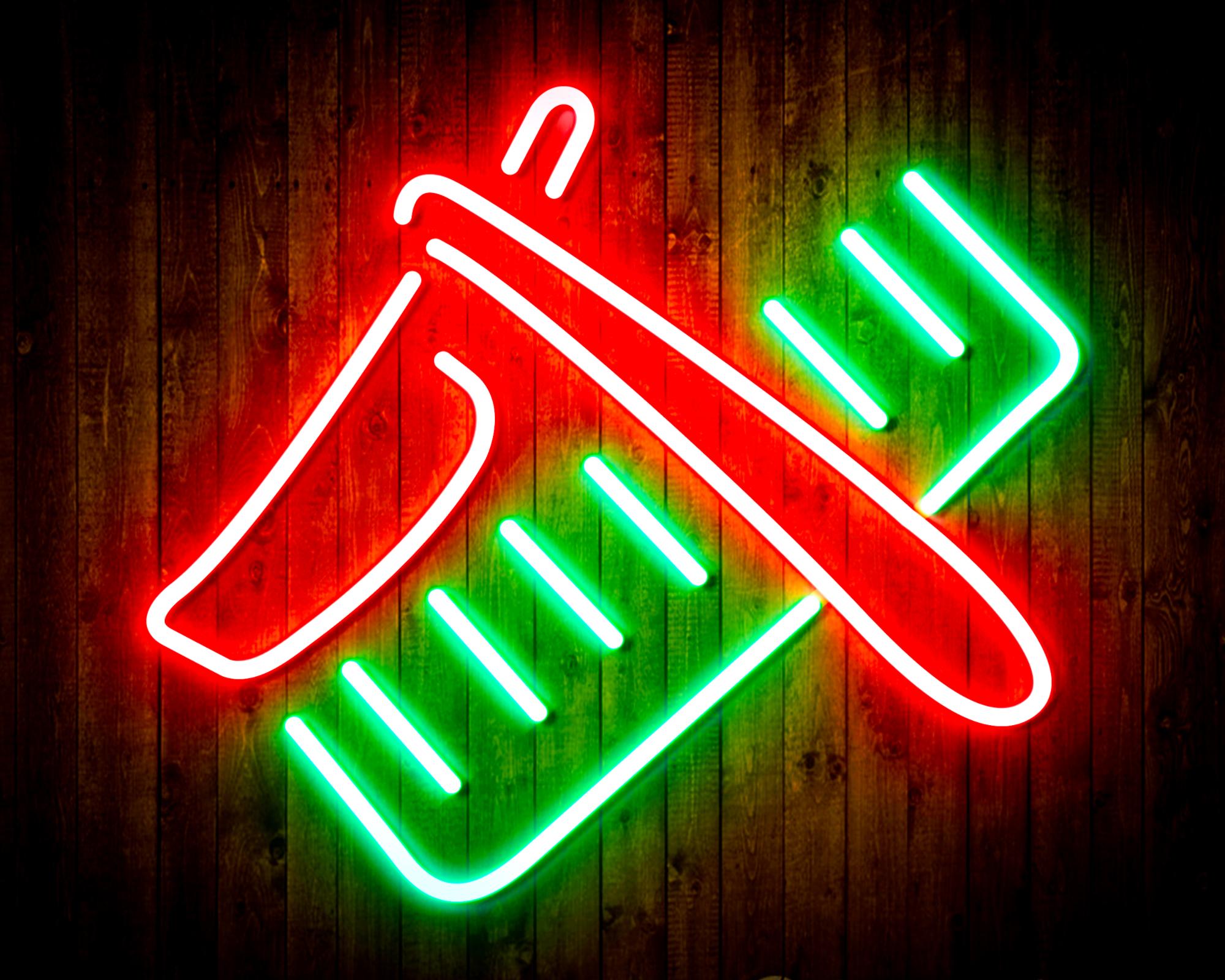 Shavers and Comb LED Neon Sign Wall Light