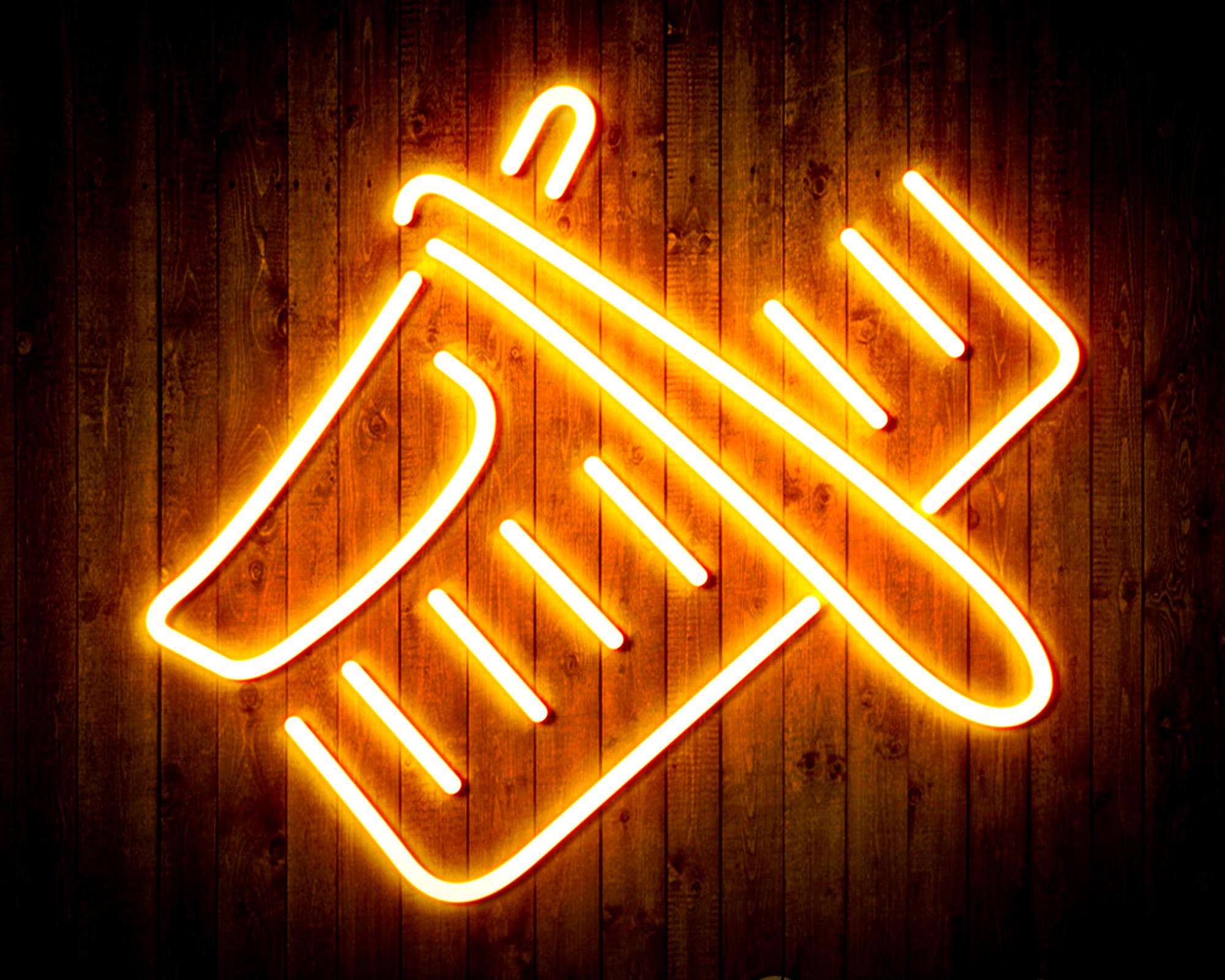 Shavers and Comb LED Neon Sign Wall Light