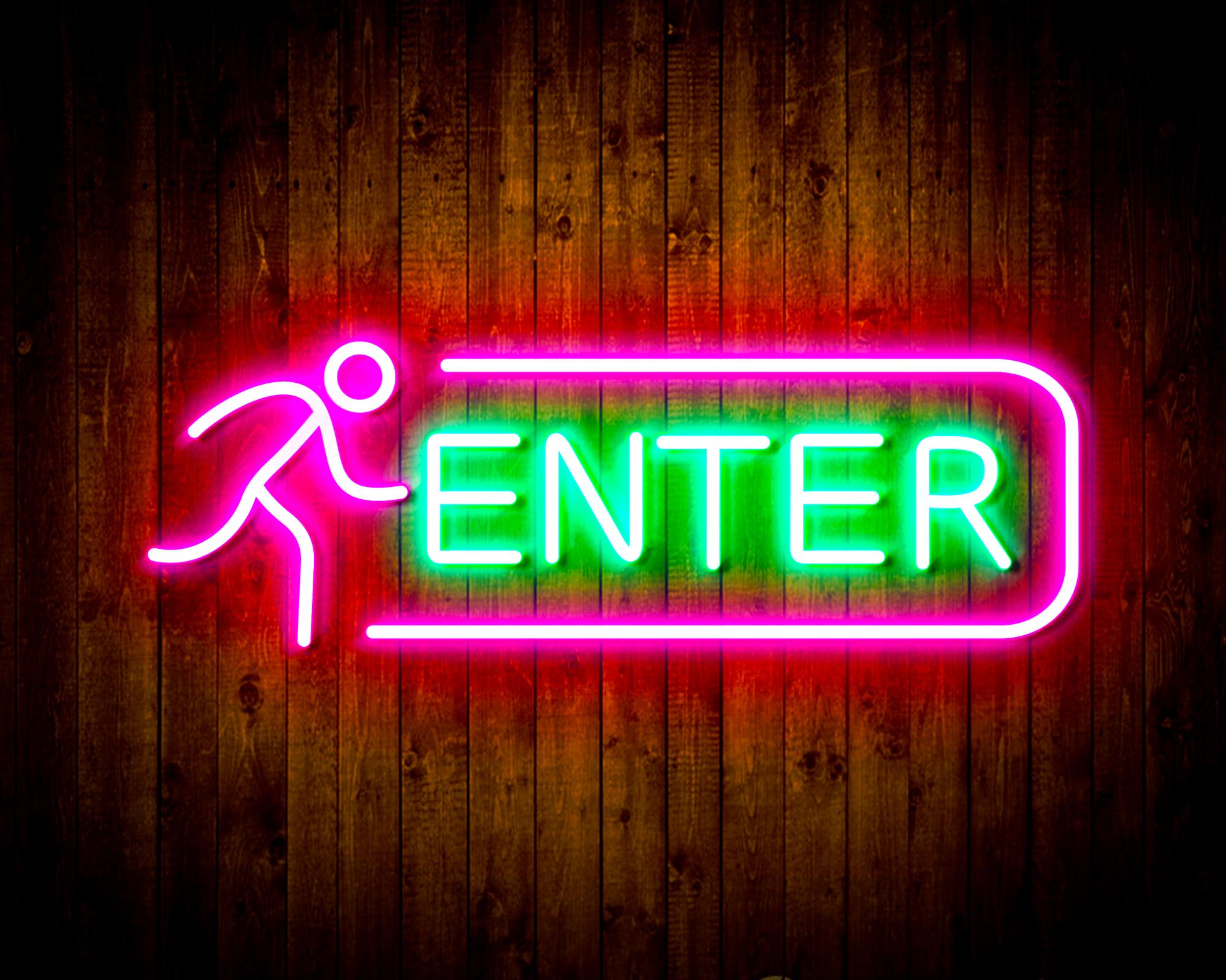 ENTER SIGN LED Neon Sign Wall Light