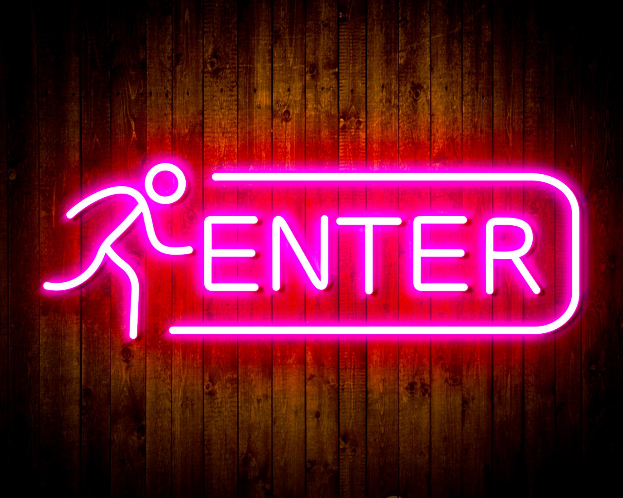 ENTER SIGN LED Neon Sign Wall Light