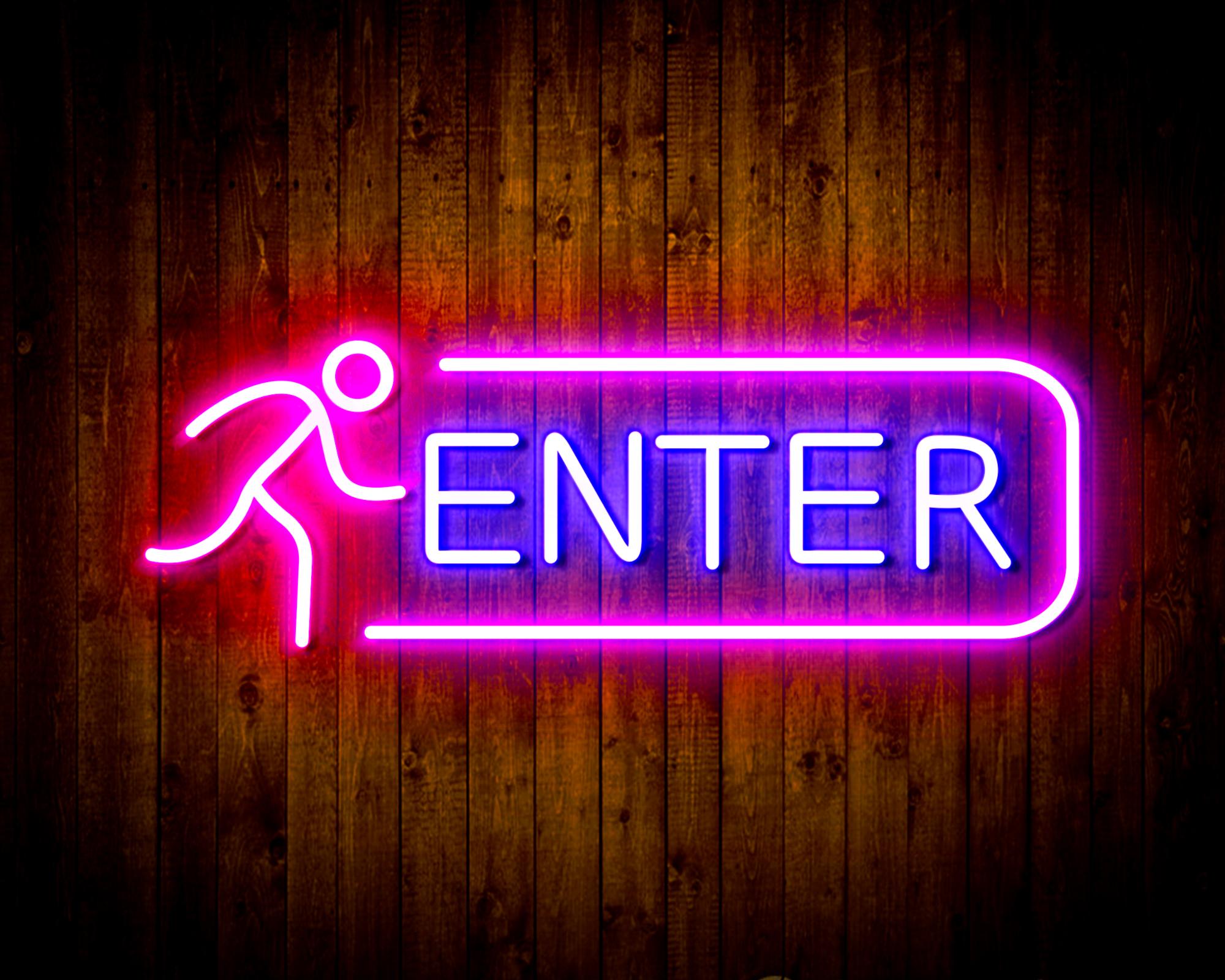 ENTER SIGN LED Neon Sign Wall Light