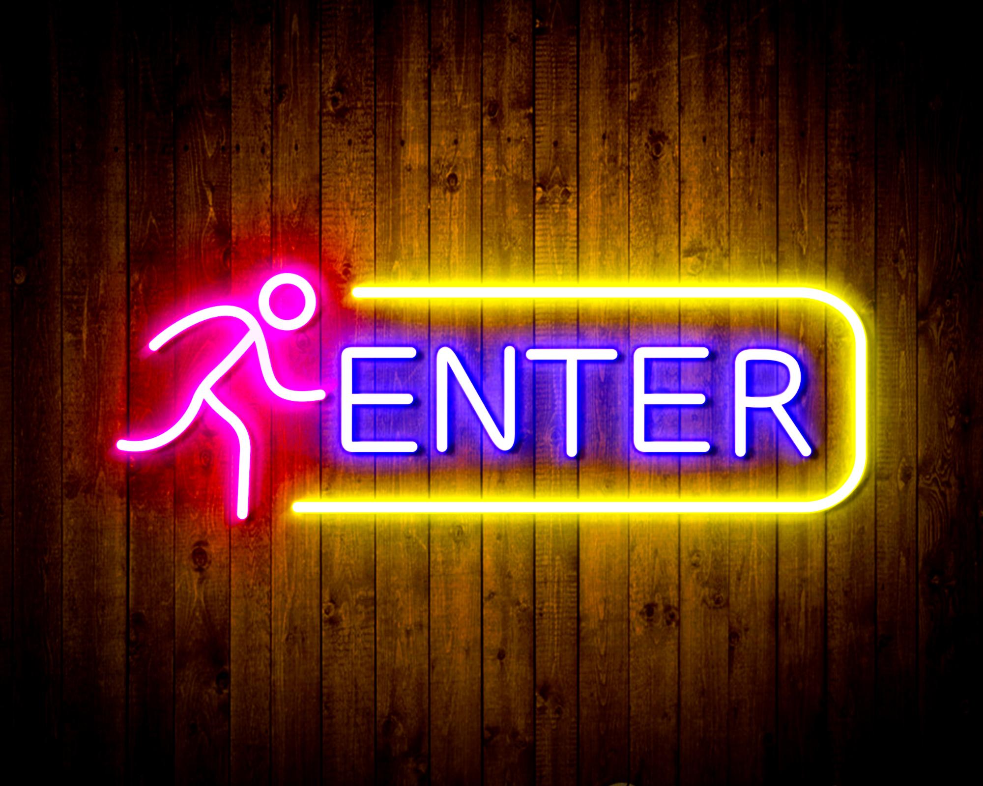 ENTER SIGN LED Neon Sign Wall Light