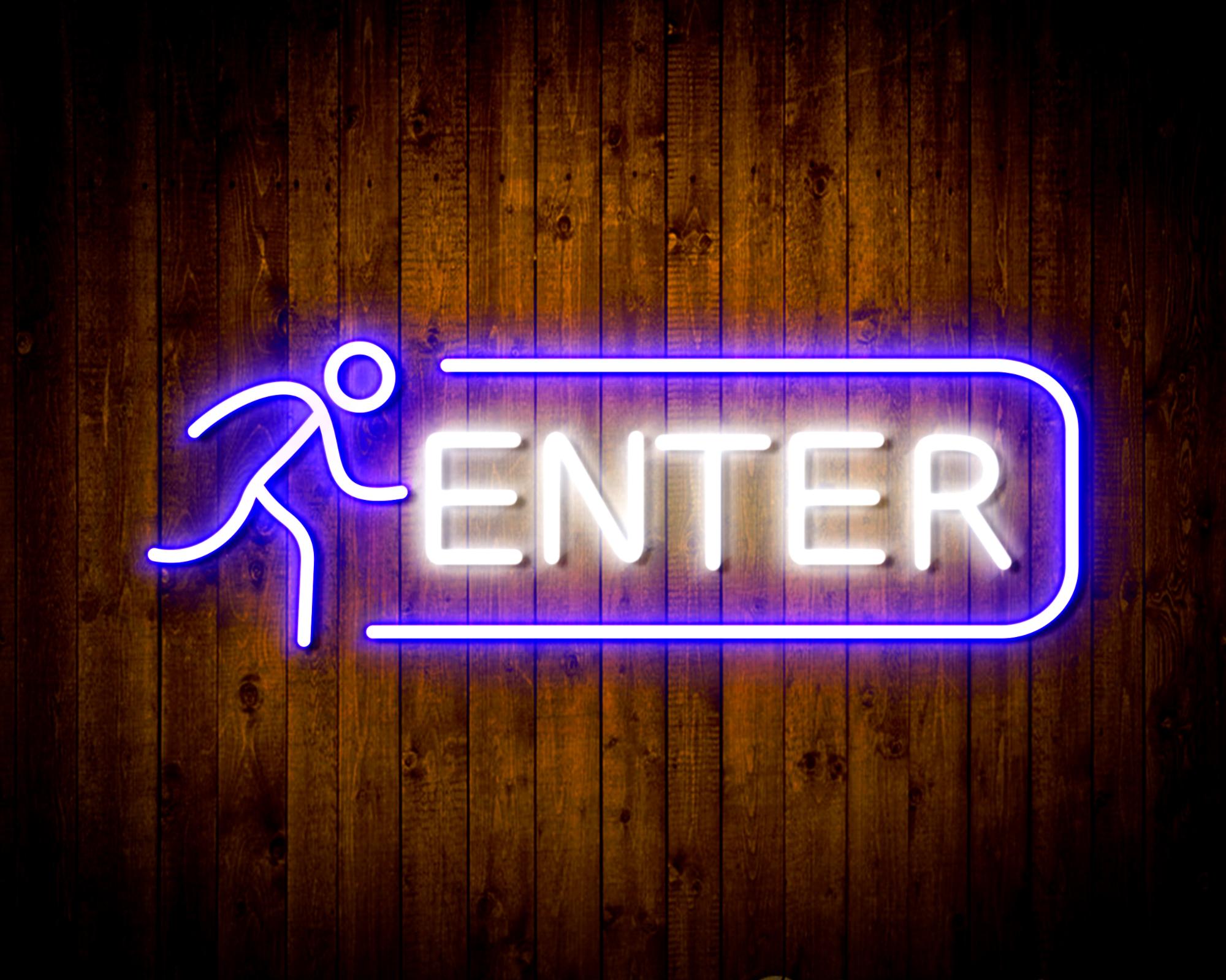 ENTER SIGN LED Neon Sign Wall Light