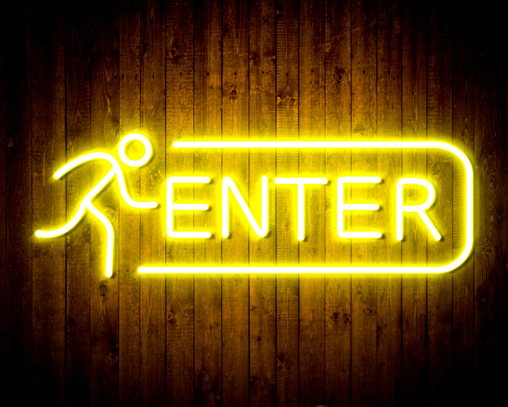 ENTER SIGN LED Neon Sign Wall Light