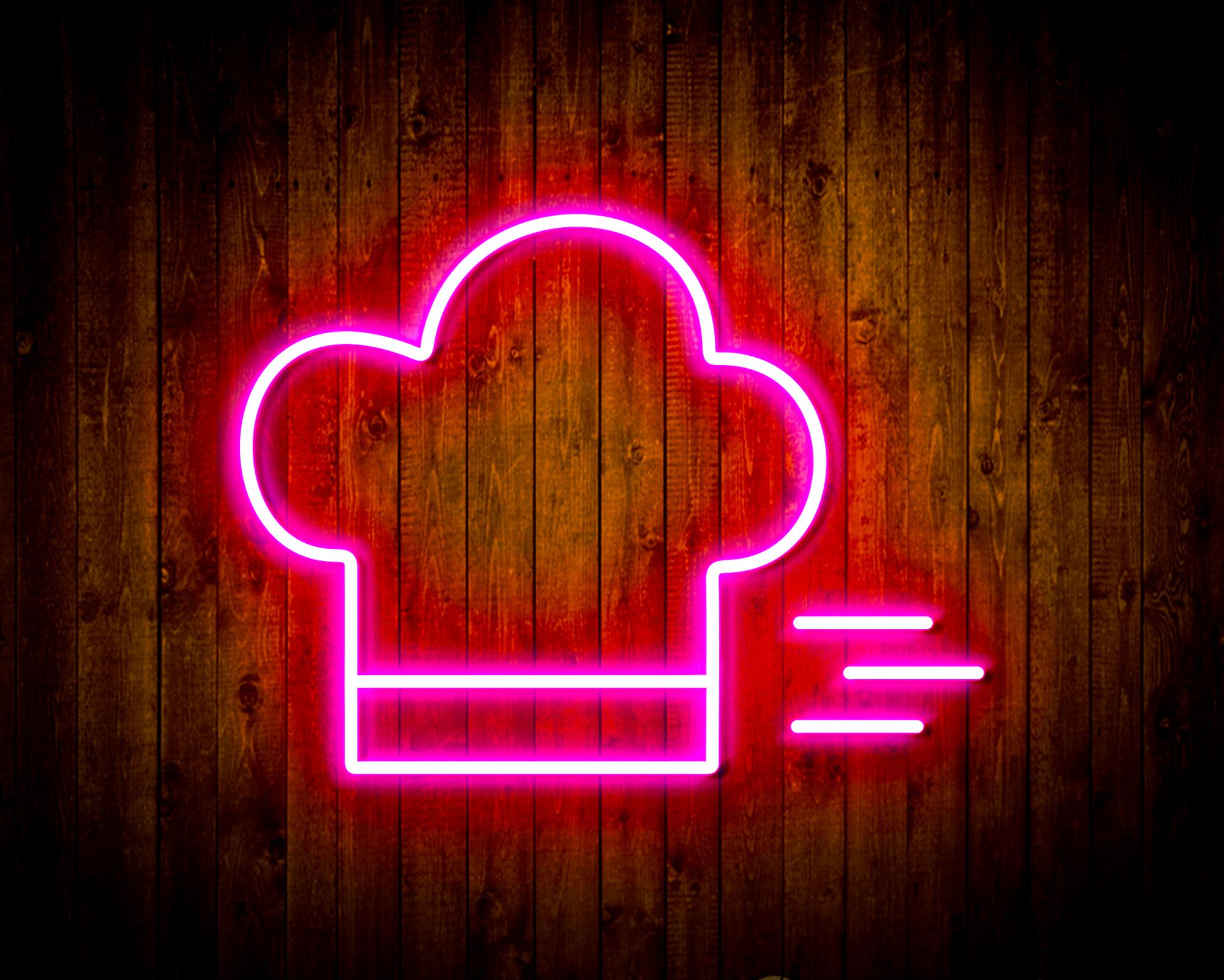 Chef Hat LED Neon Sign Wall Light
