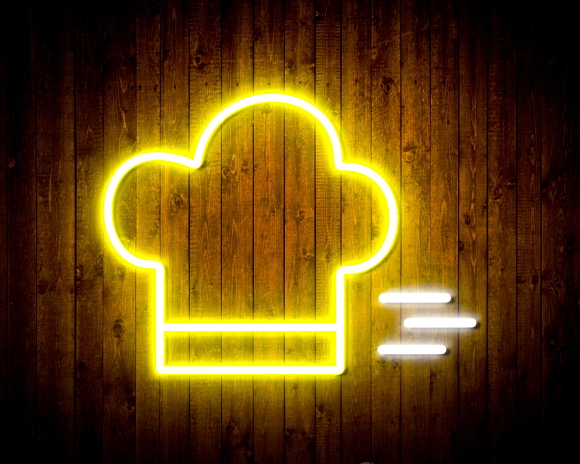 Chef Hat LED Neon Sign Wall Light