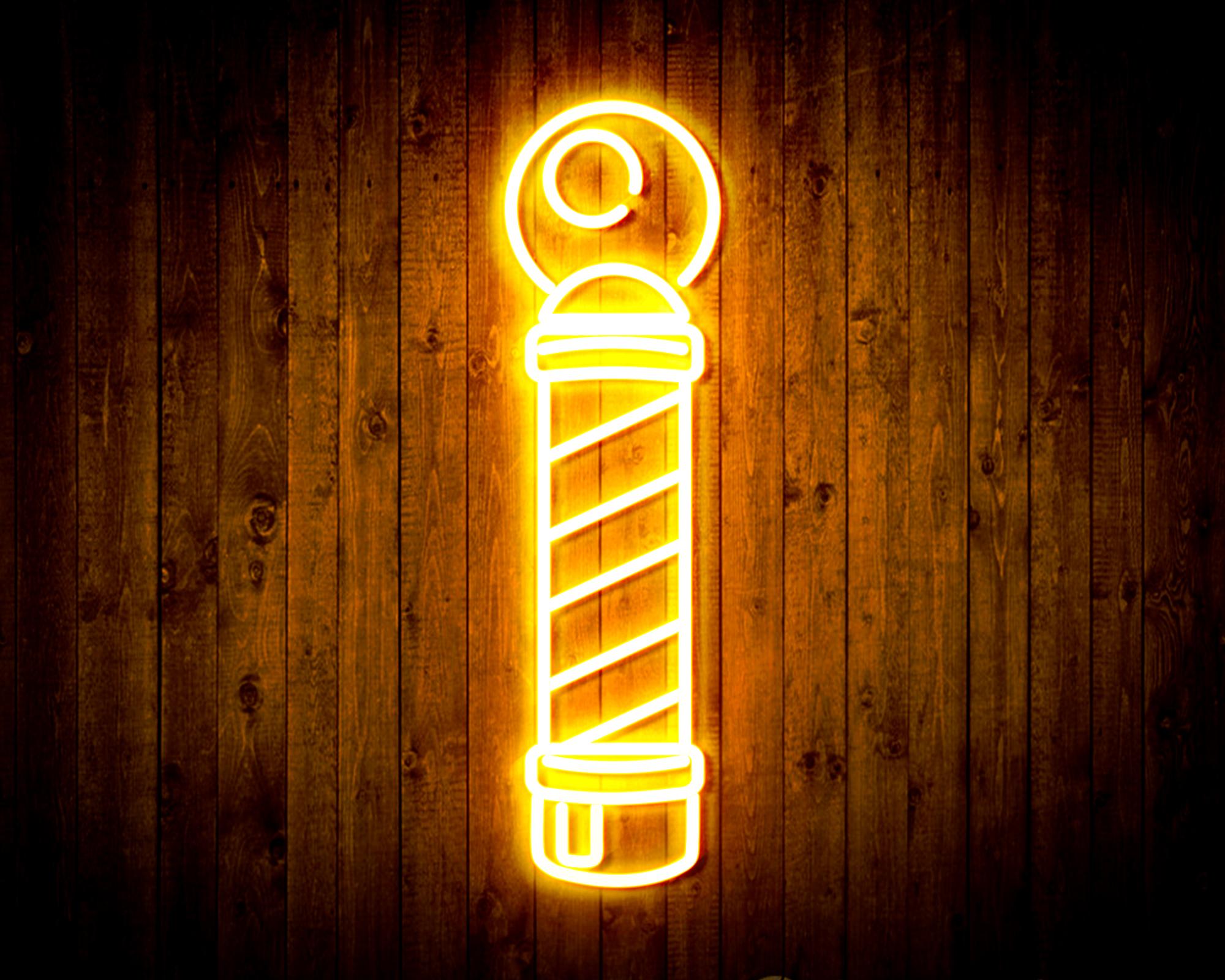 Barber Pole LED Neon Sign Wall Light