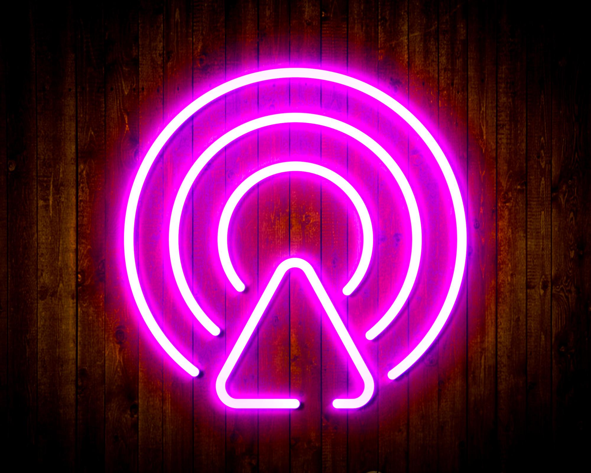 Radio Wave LED Neon Sign Wall Light