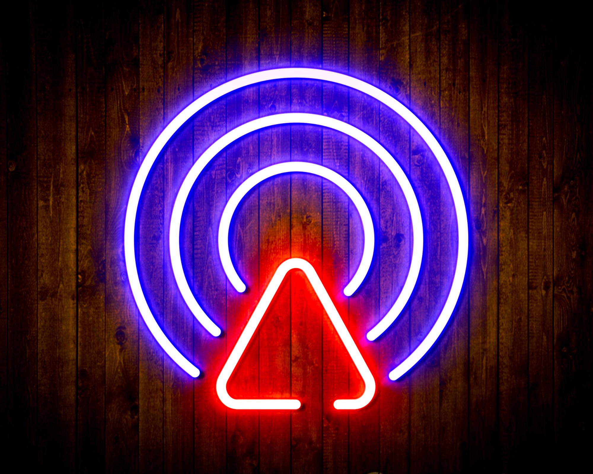 Radio Wave LED Neon Sign Wall Light