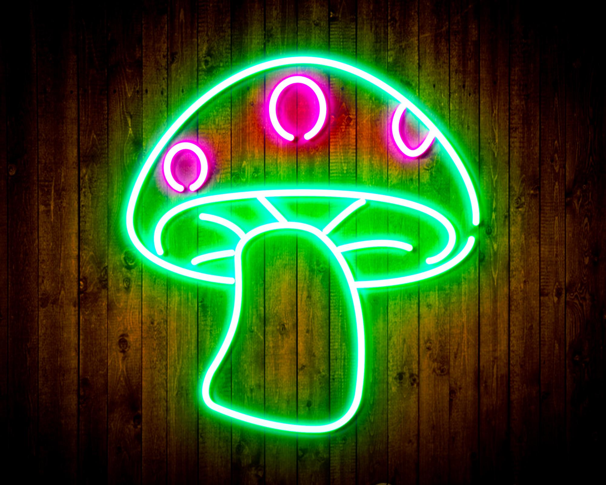 Mushroom LED Neon Sign Wall Light