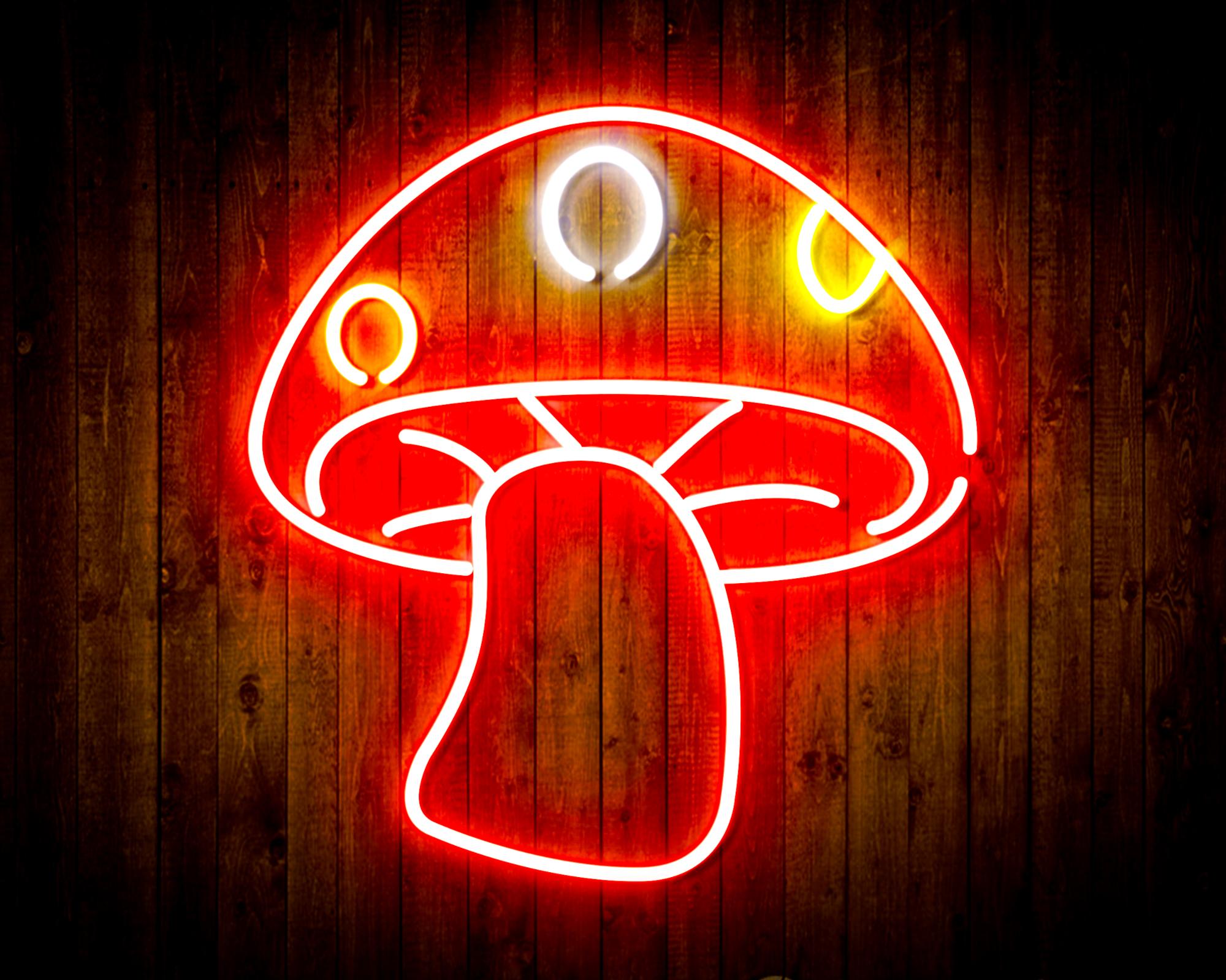 Mushroom LED Neon Sign Wall Light