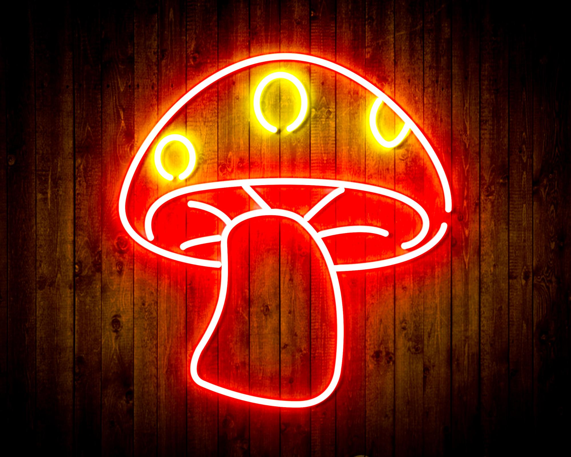 Mushroom LED Neon Sign Wall Light