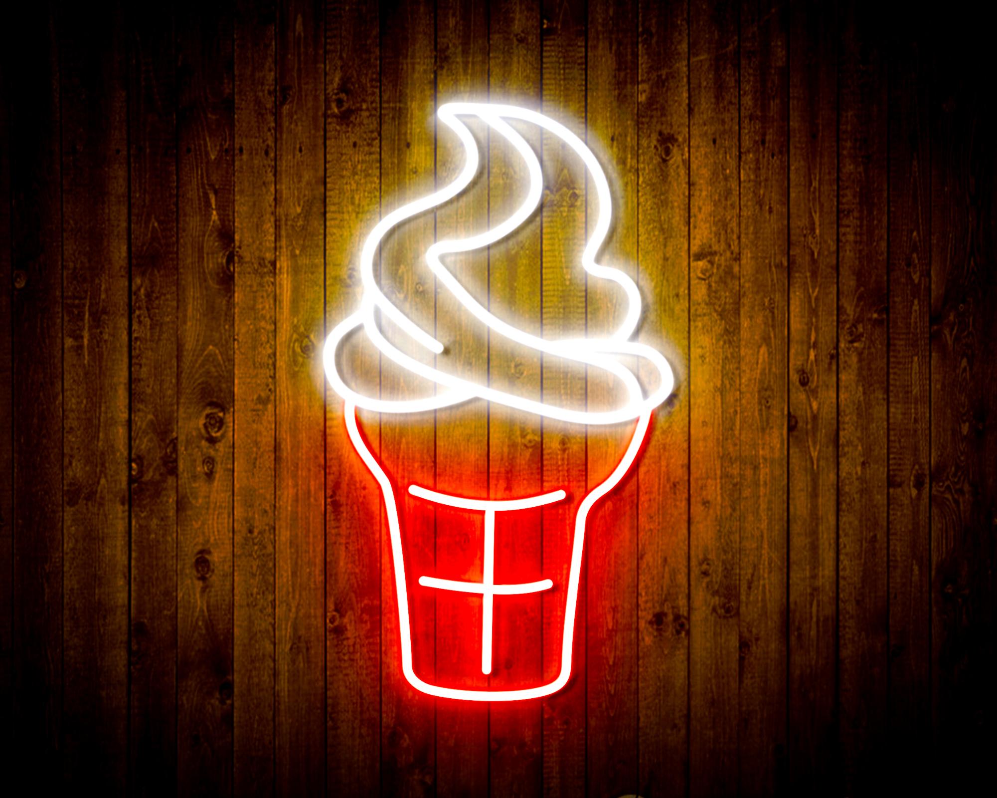 Ice-cream Cone LED Neon Sign Wall Light