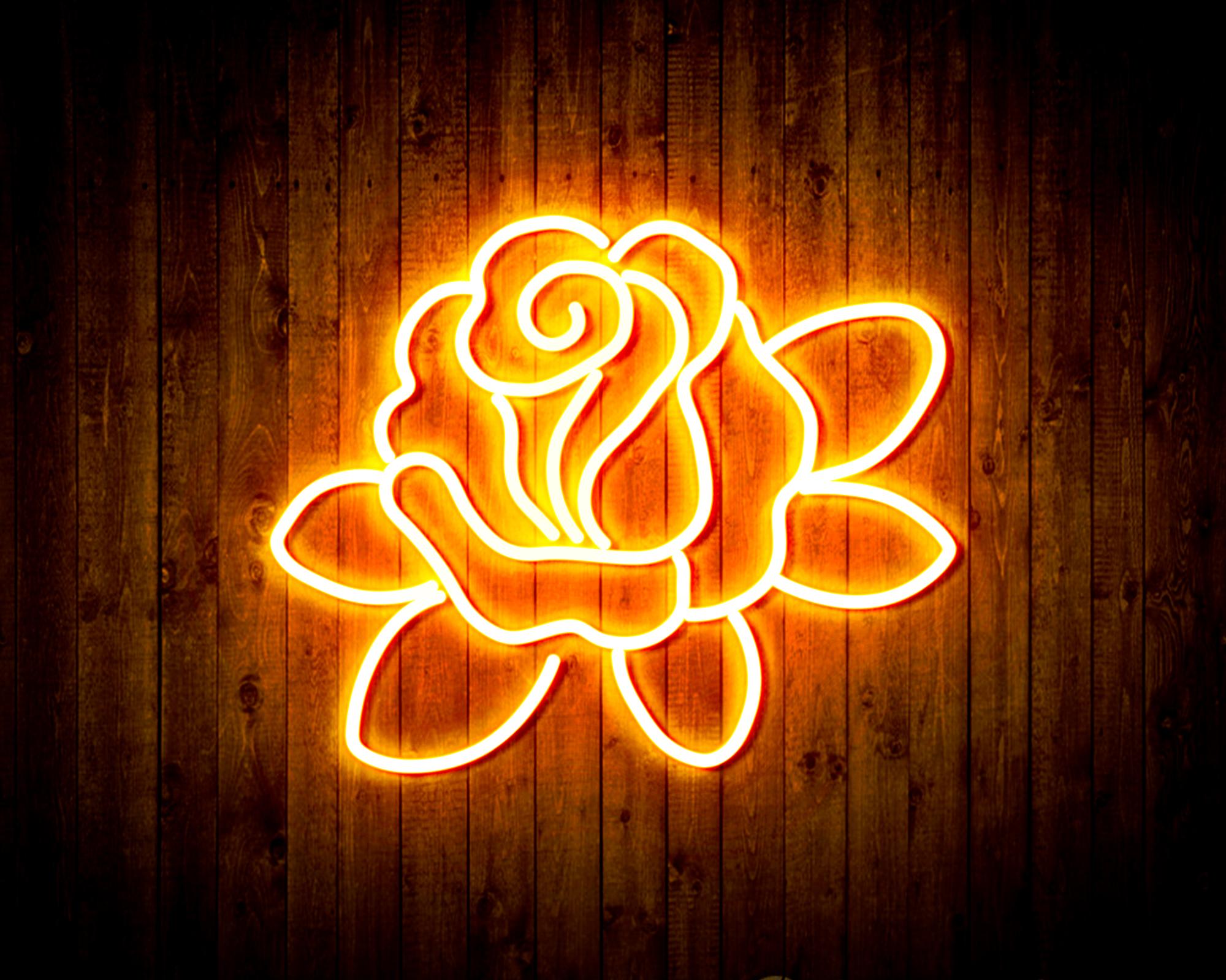 Rose LED Neon Sign Wall Light