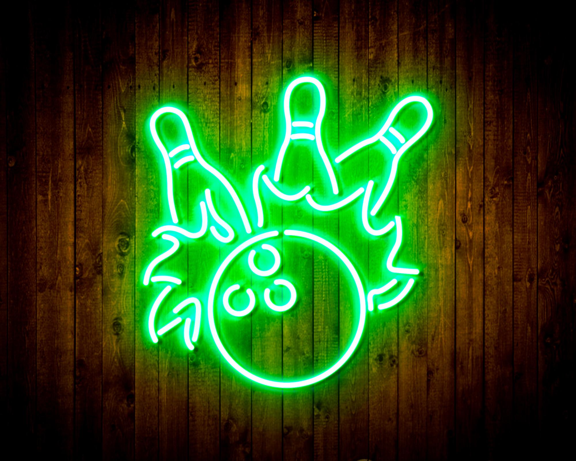 Bowling LED Neon Sign Wall Light