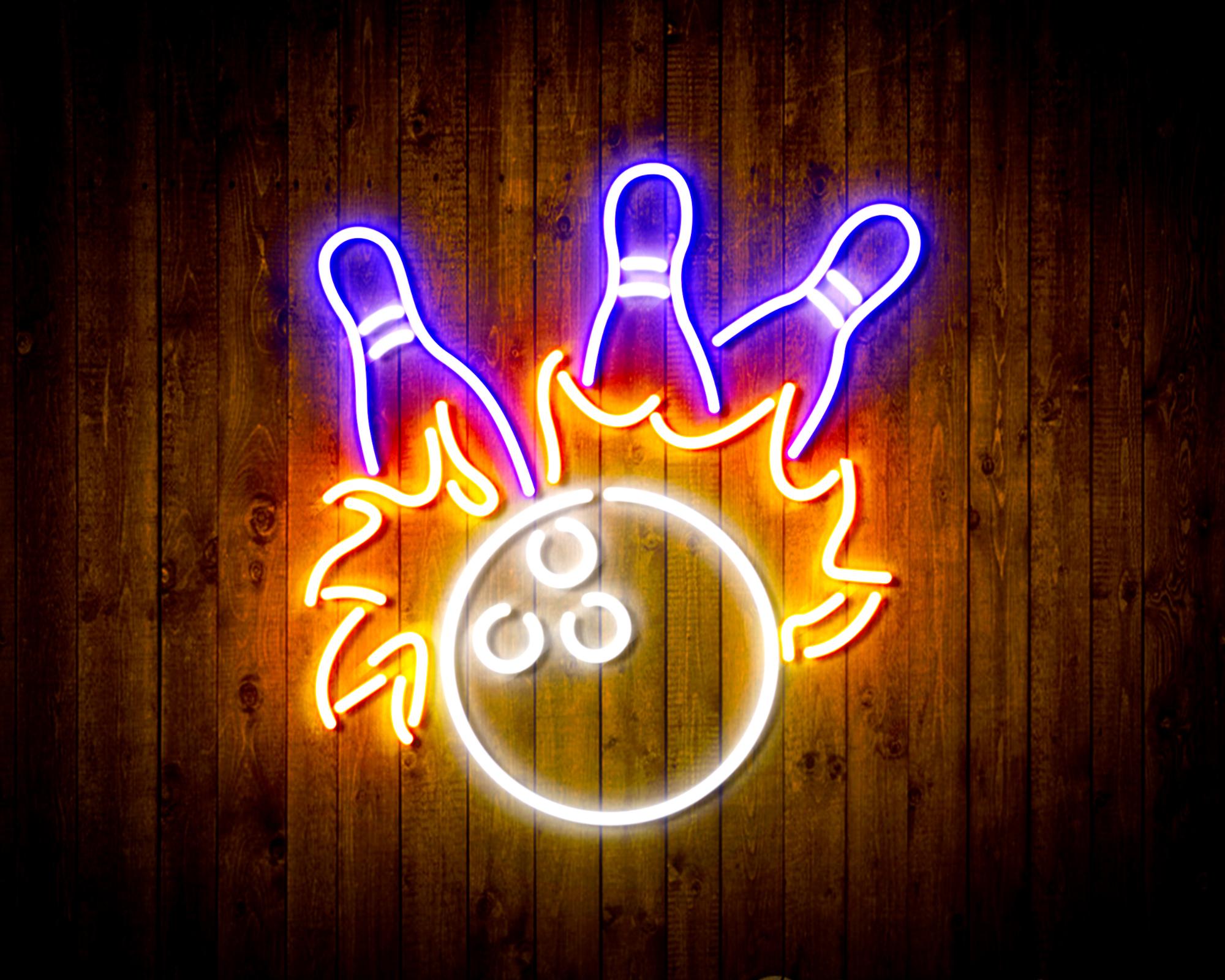 Bowling LED Neon Sign Wall Light