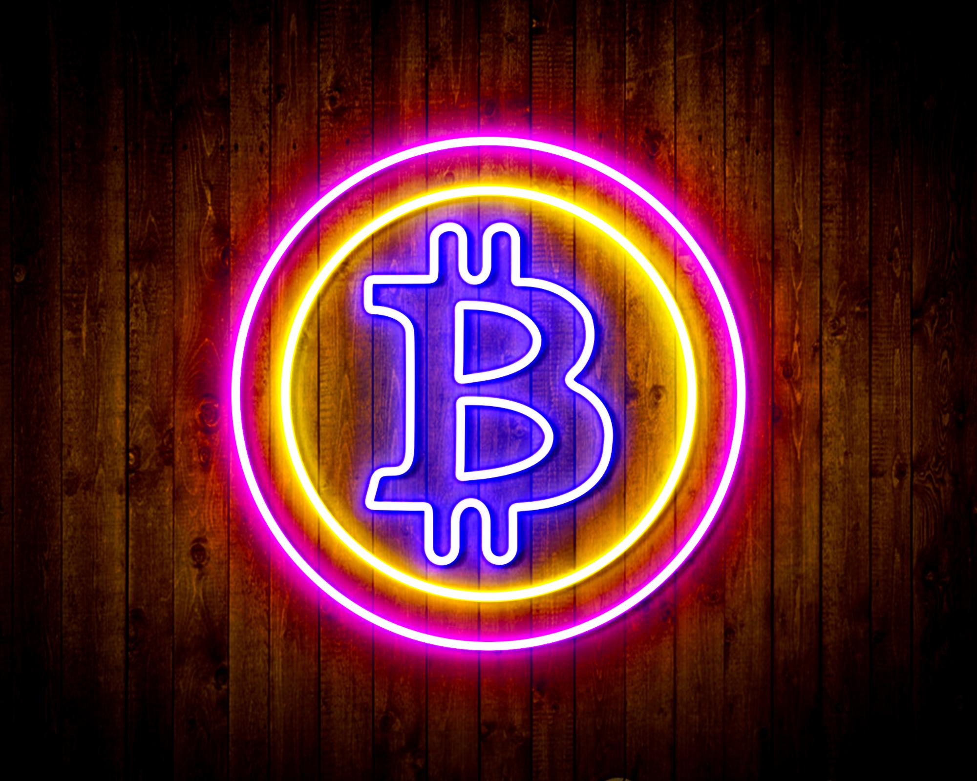 Bitcoin LED Neon Sign Wall Light